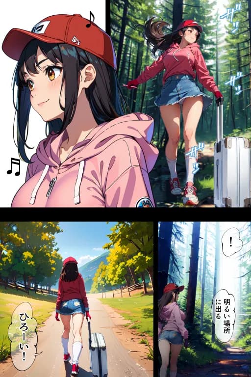 丸出しのソロキャン女子を青空の下で中出し種付け - 4ページ