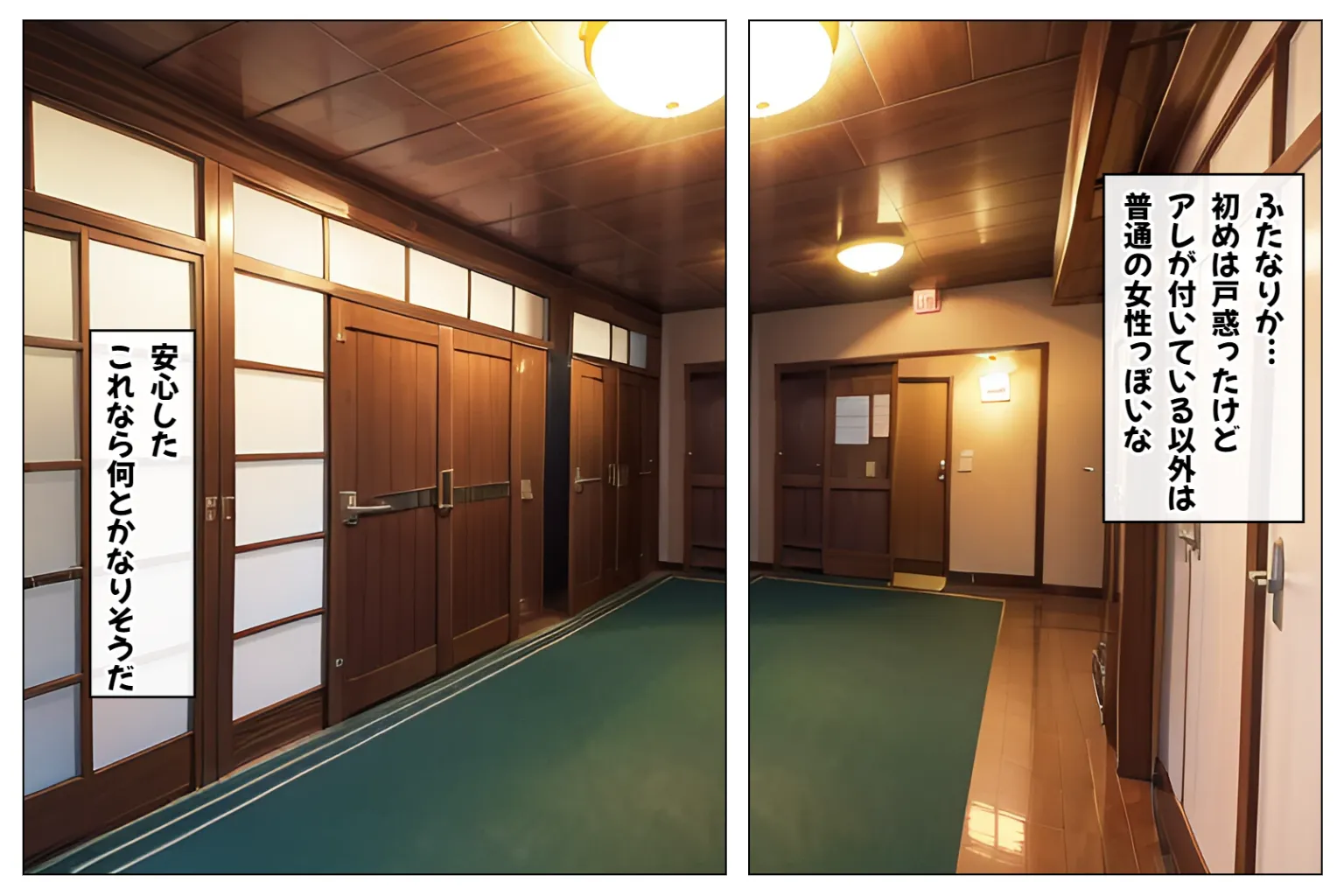 ふたなりハーレムサークルへようこそ!〜ふたなり女300人と俺のハーレムセックス合宿生活〜【1ぺージ1コマのマンガ風完全ストーリー】 - 37ページ