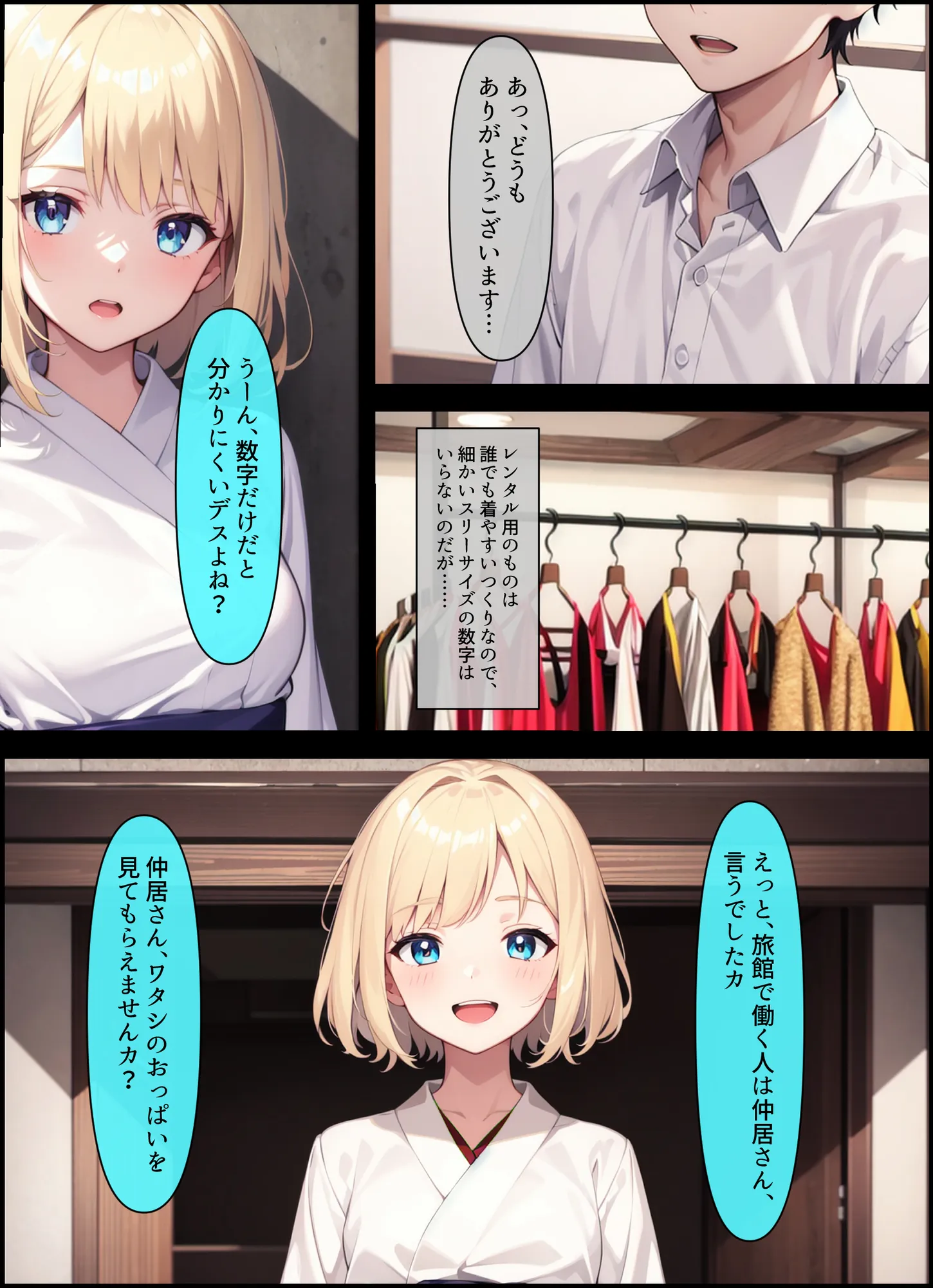 人を疑うことを知らない世間知らずの海外金髪お嬢様が旅館に泊まる話 - 14ページ