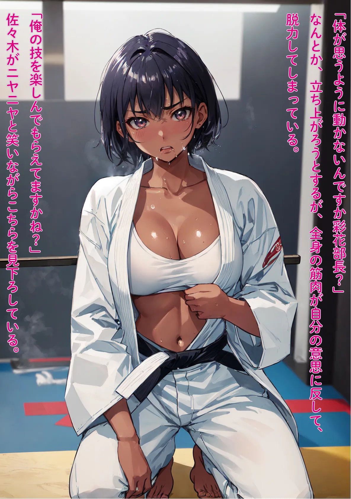 辱められたい願望の巨乳格闘娘が、強●&連続絶頂、中出し快楽堕ち - 9ページ