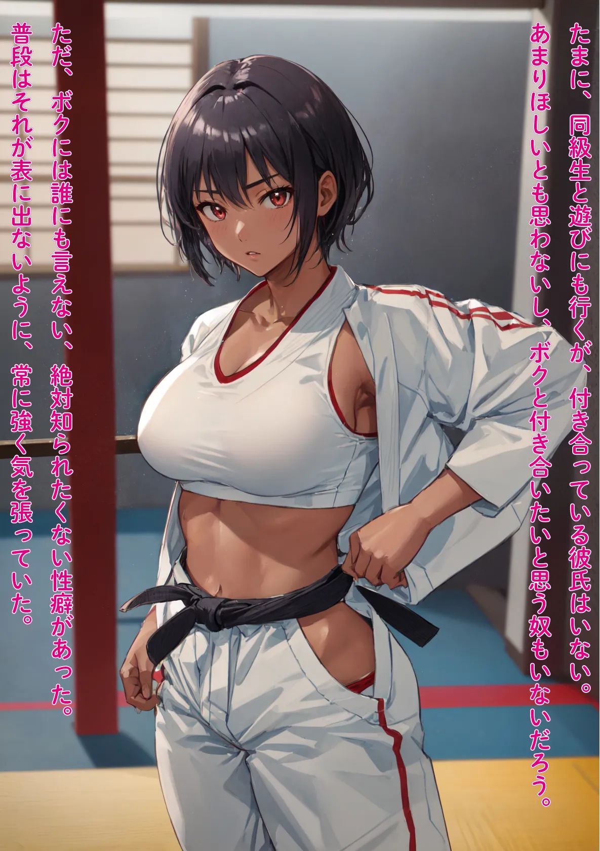 辱められたい願望の巨乳格闘娘が、強●&連続絶頂、中出し快楽堕ち - 25ページ