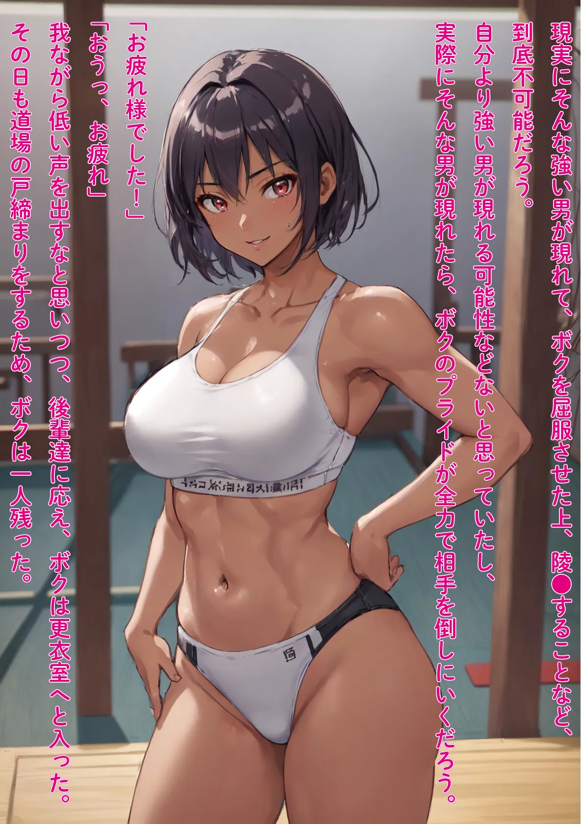 辱められたい願望の巨乳格闘娘が、強●&連続絶頂、中出し快楽堕ち - 28ページ