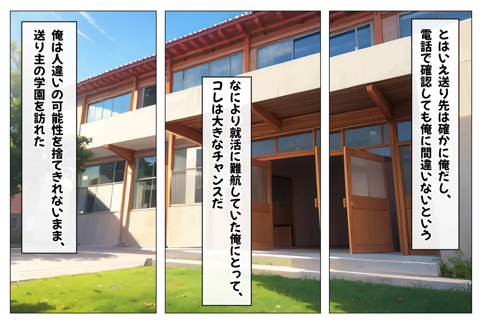 デカ尻ハーレム学園〜ハメてもハメても終わらない巨尻女子校生だらけのハーレム学園生活〜【1ぺージ1コマのマンガ風完全ストーリー】 - 12ページ