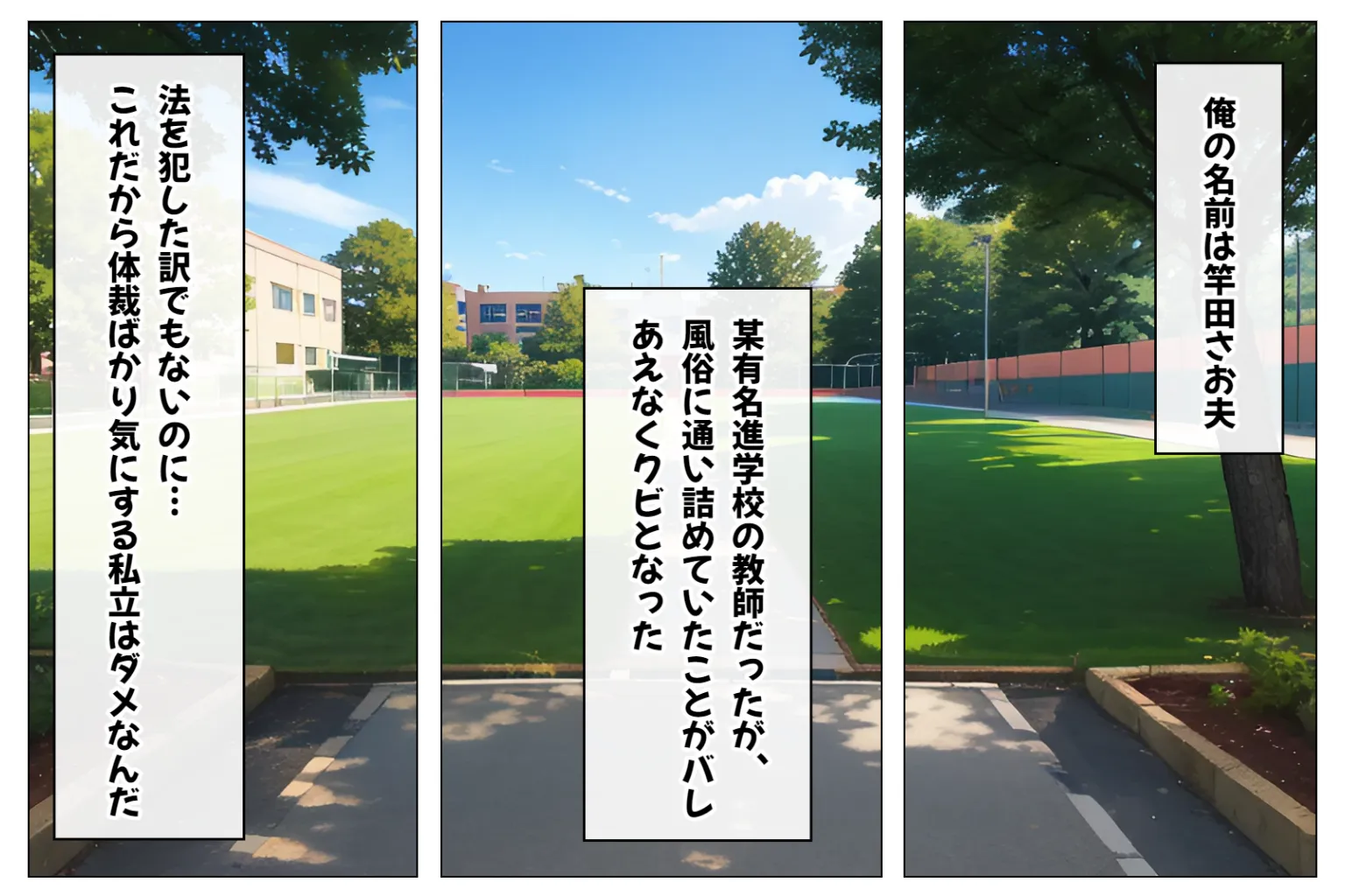 ムチムチ爆乳ハーレム〜ハメてもハメても終わらないむっちり巨乳JKだらけのハーレム学園生活〜【1ぺージ1コマのマンガ風完全ストーリー】 - 12ページ