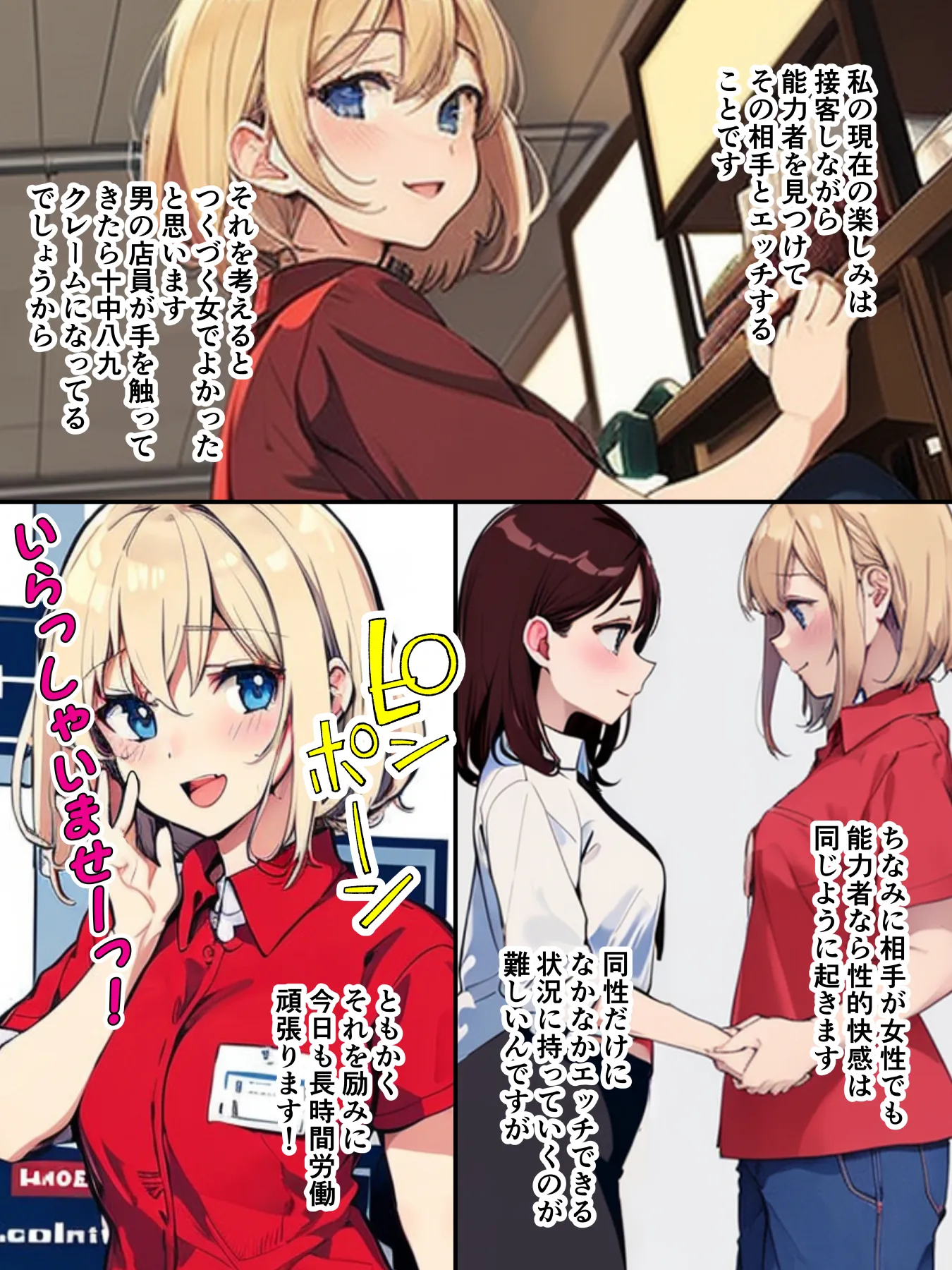 妄想ばいぶれ〜しょん file01:コンビニ店員リサちゃん(チェリボ!番外編) - 11ページ