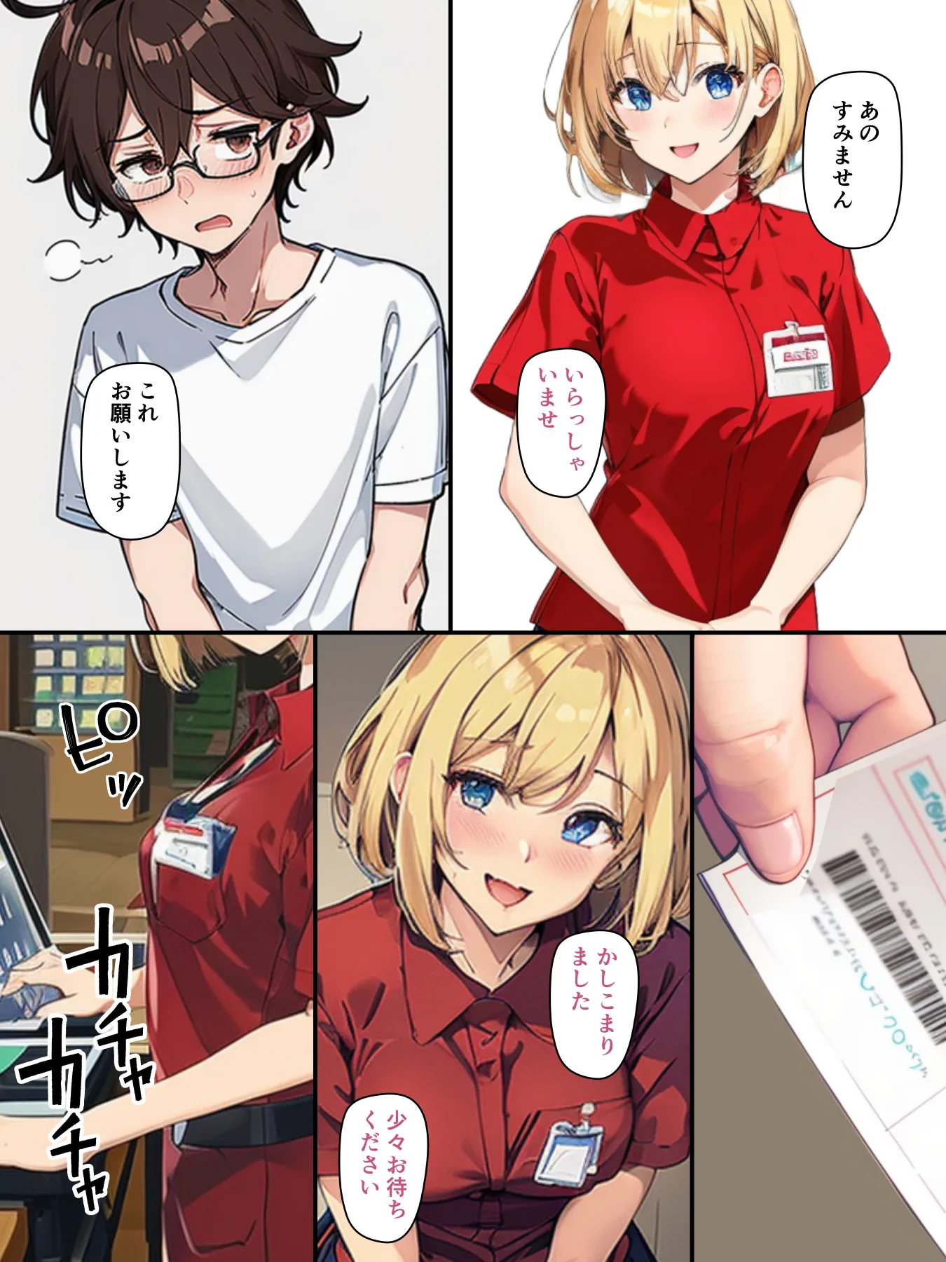 妄想ばいぶれ〜しょん file01:コンビニ店員リサちゃん(チェリボ!番外編) - 12ページ