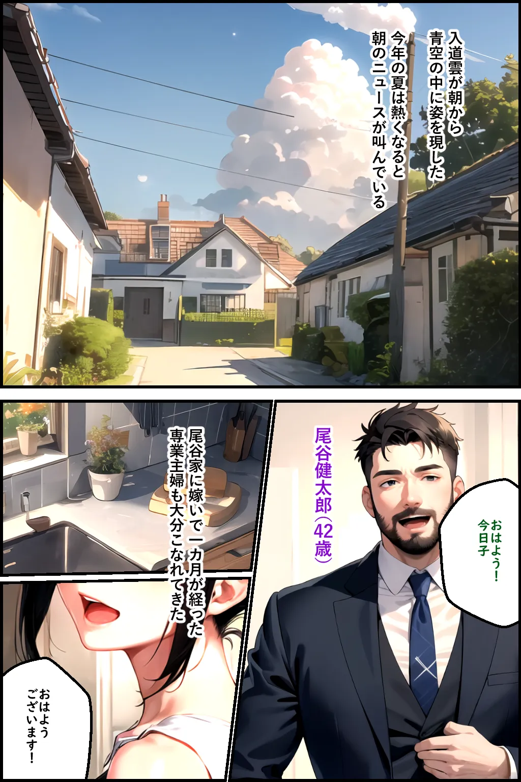 巨乳義母Mの目覚め 上巻 <真夏の調教編> - 4ページ