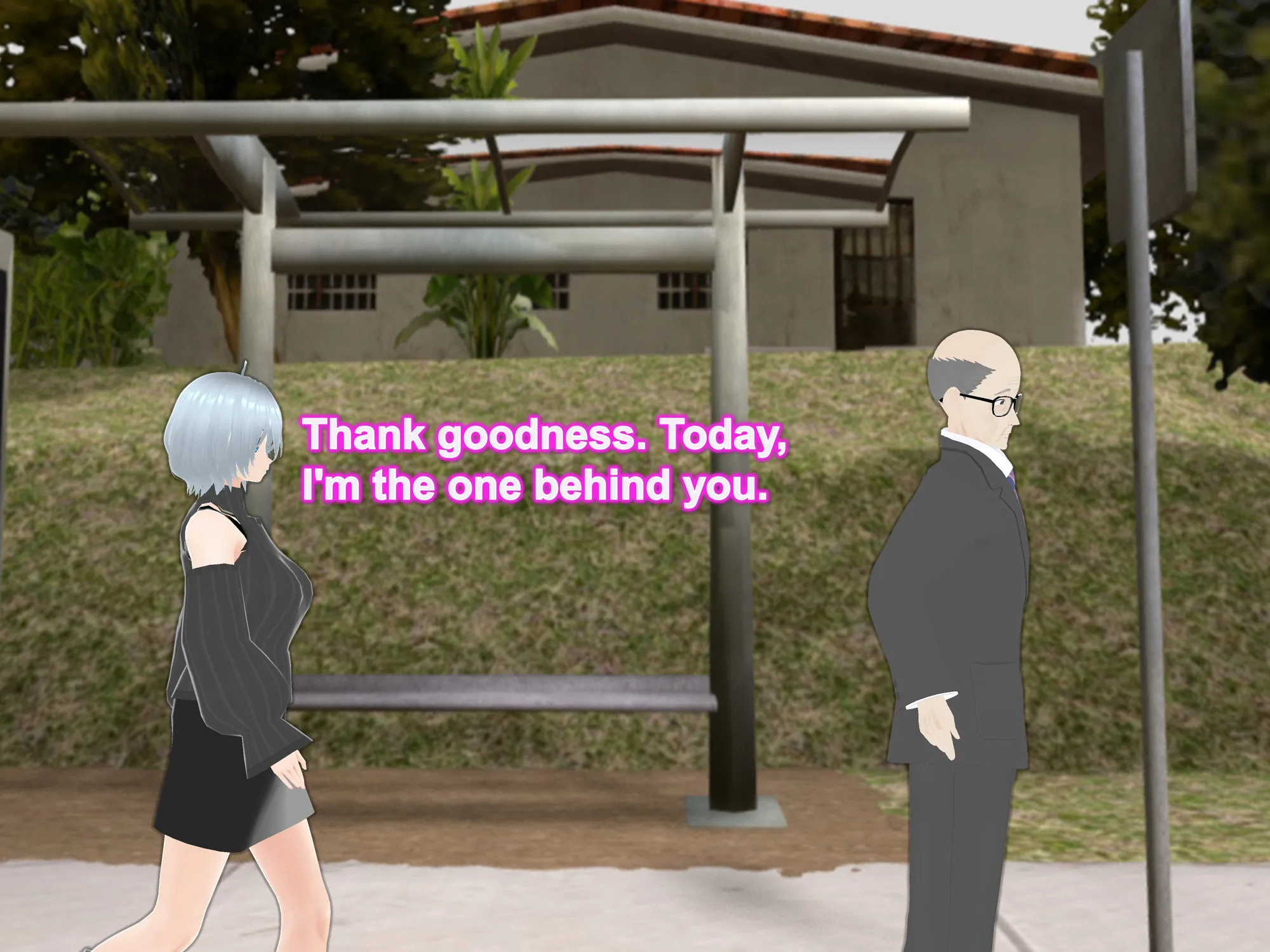 Outgrowing only girls, Overtake boys, Growth sound. Bus stop Arc - 12ページ