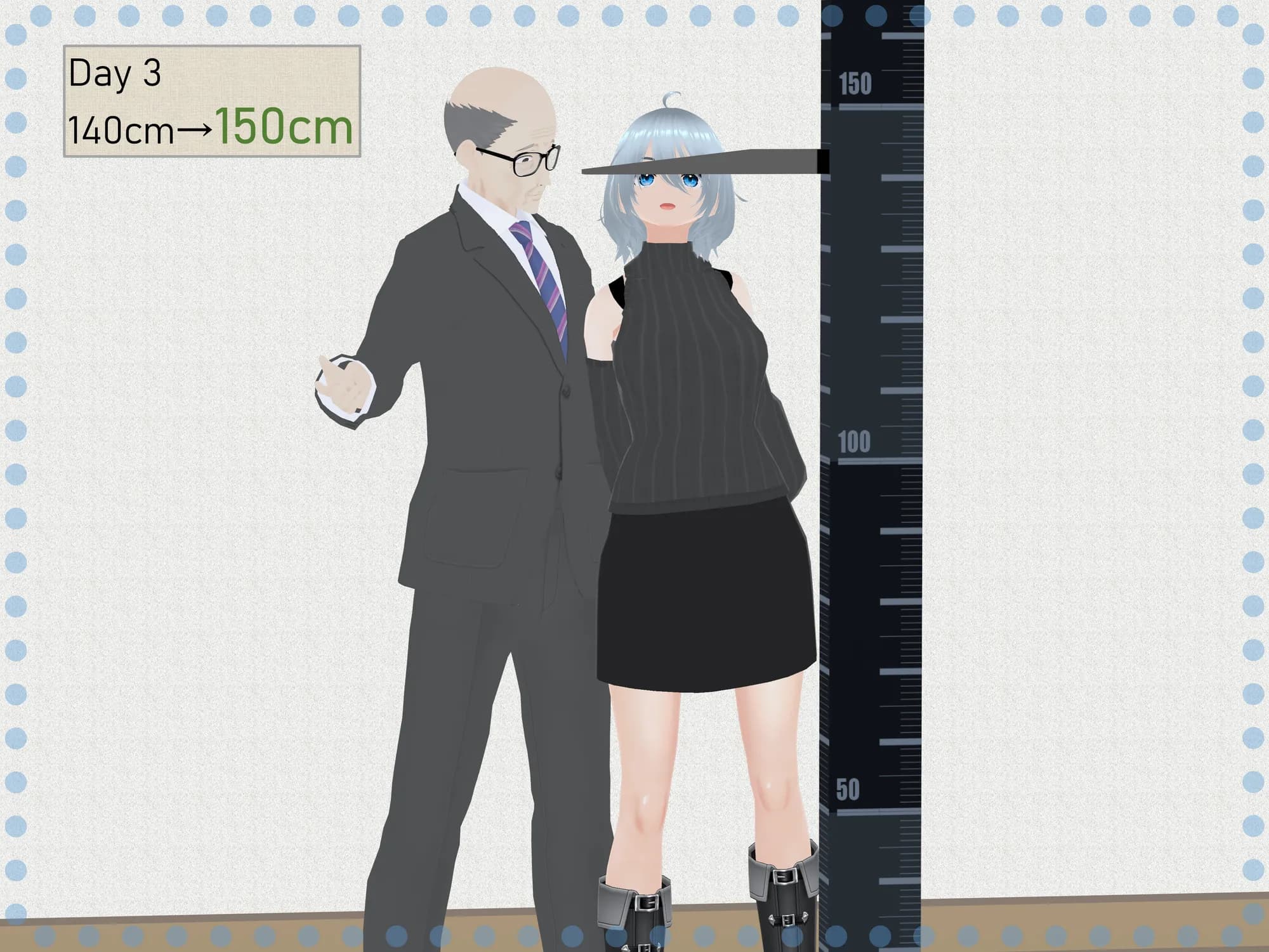 Outgrowing only girls, Overtake boys, Growth sound. Bus stop Arc - 18ページ