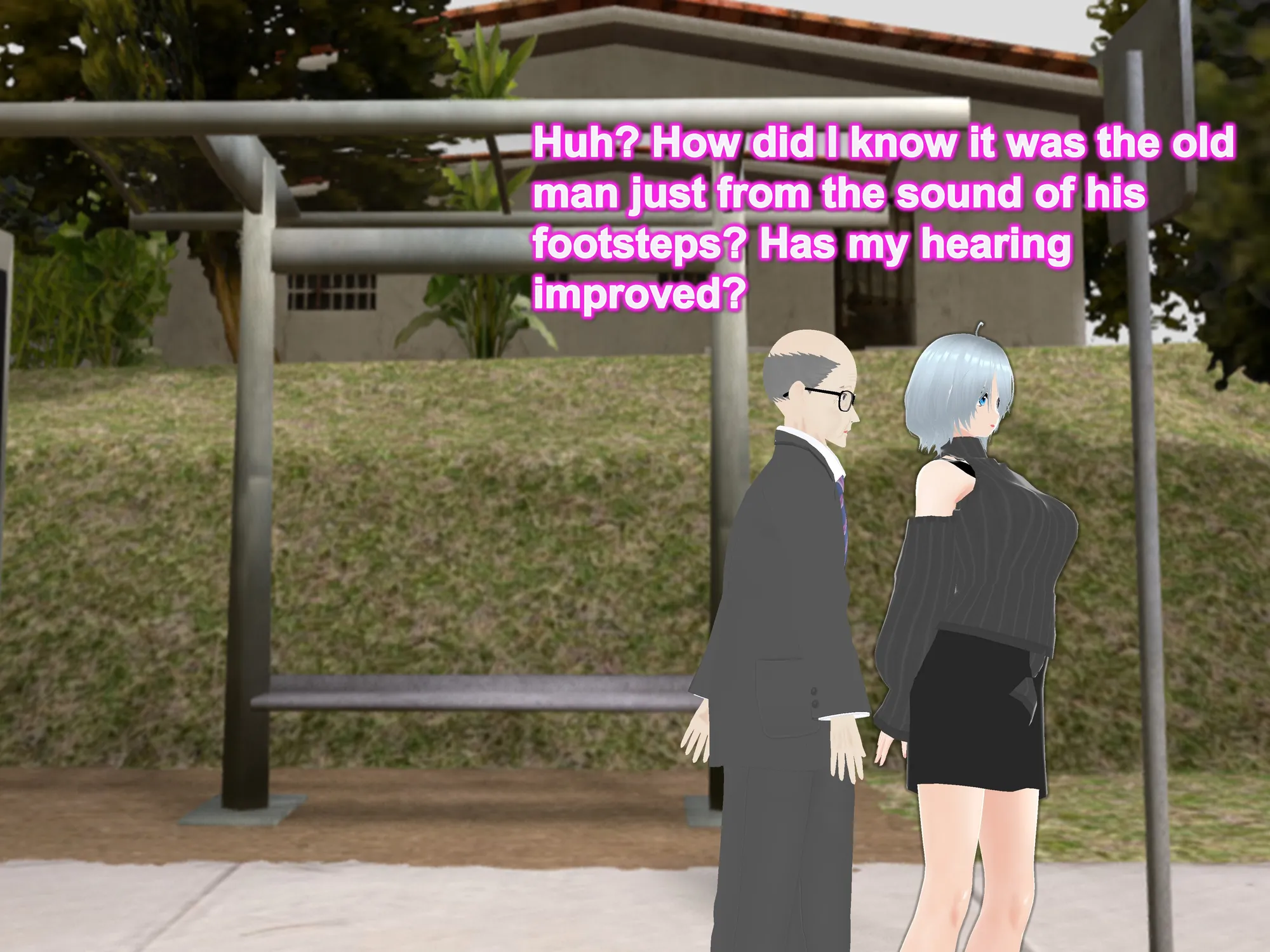 Outgrowing only girls, Overtake boys, Growth sound. Bus stop Arc - 21ページ