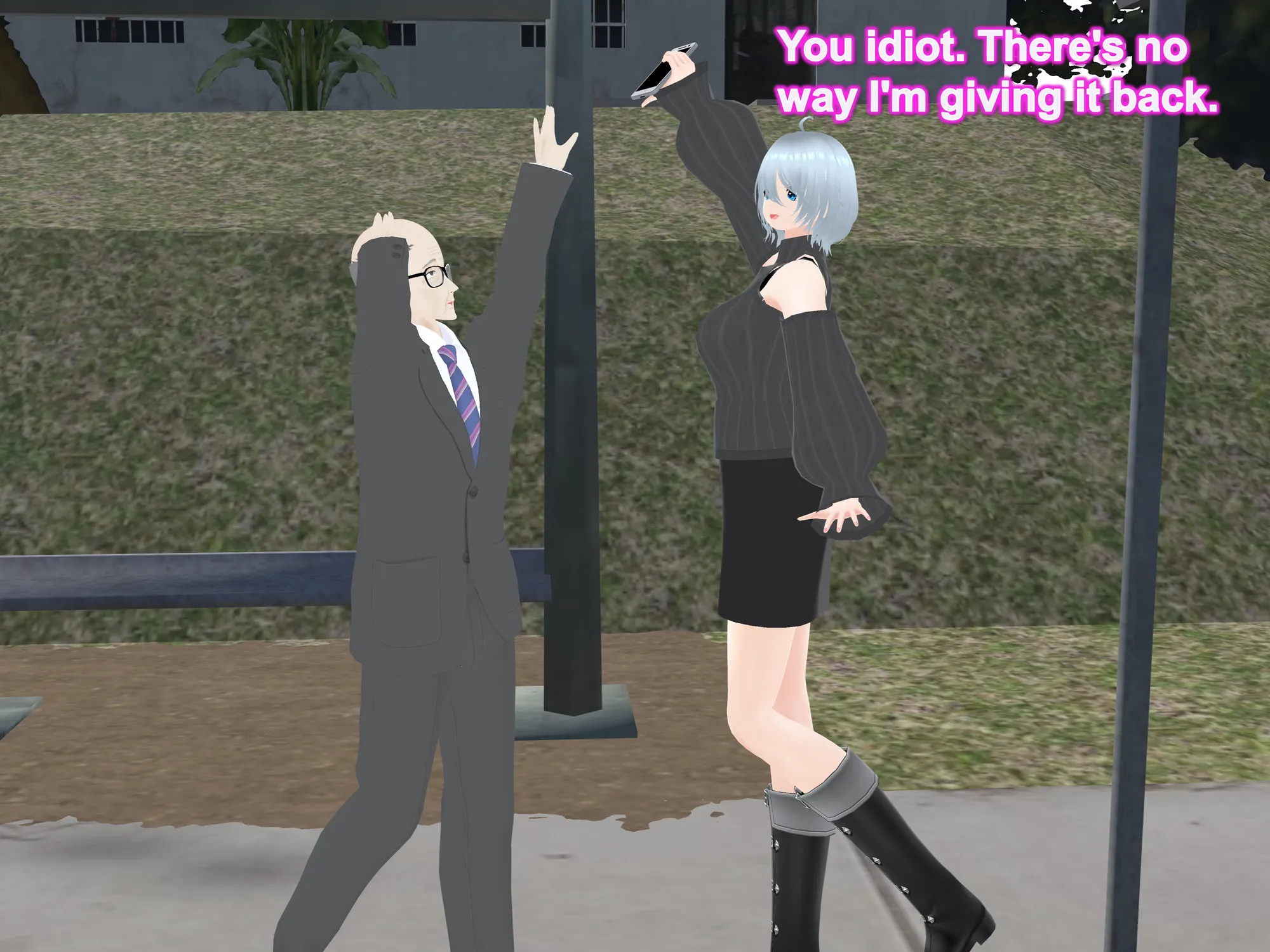 Outgrowing only girls, Overtake boys, Growth sound. Bus stop Arc - 33ページ