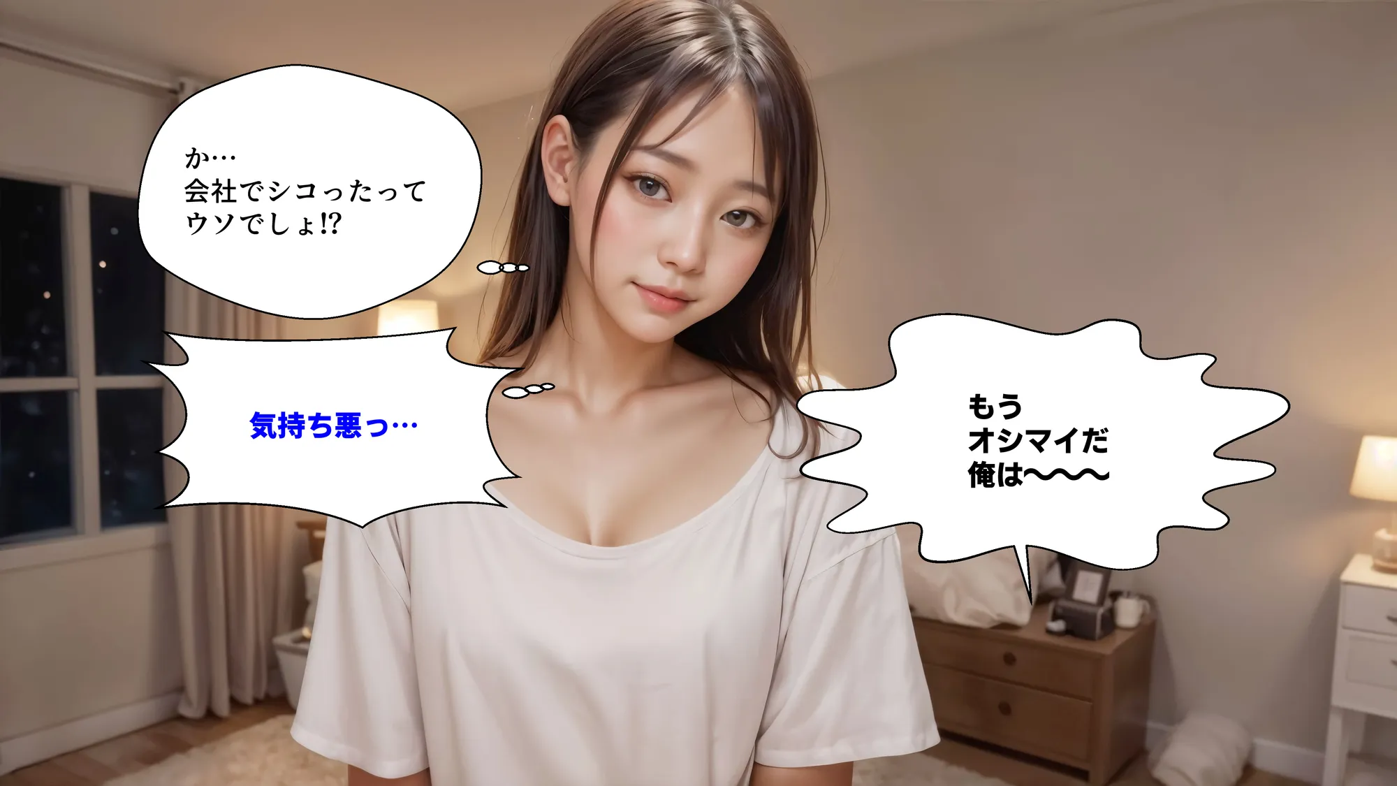 暴発顔射 弟の射精管理失敗で近親相姦中出しSEXする姉【4Kマンガ+写真集】 - 8ページ