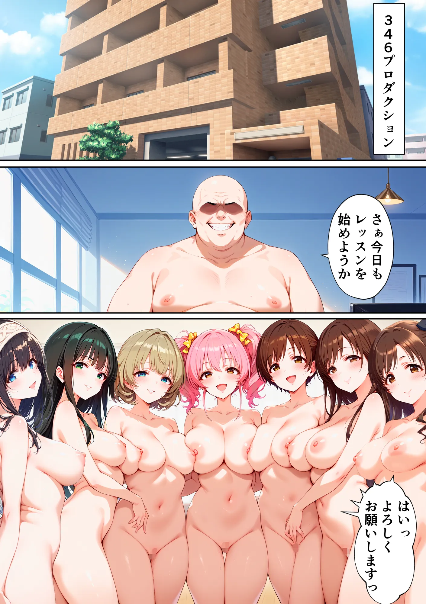 人気アイドルが全員催●おじさんに寝取られ孕まされる話 - 1ページ