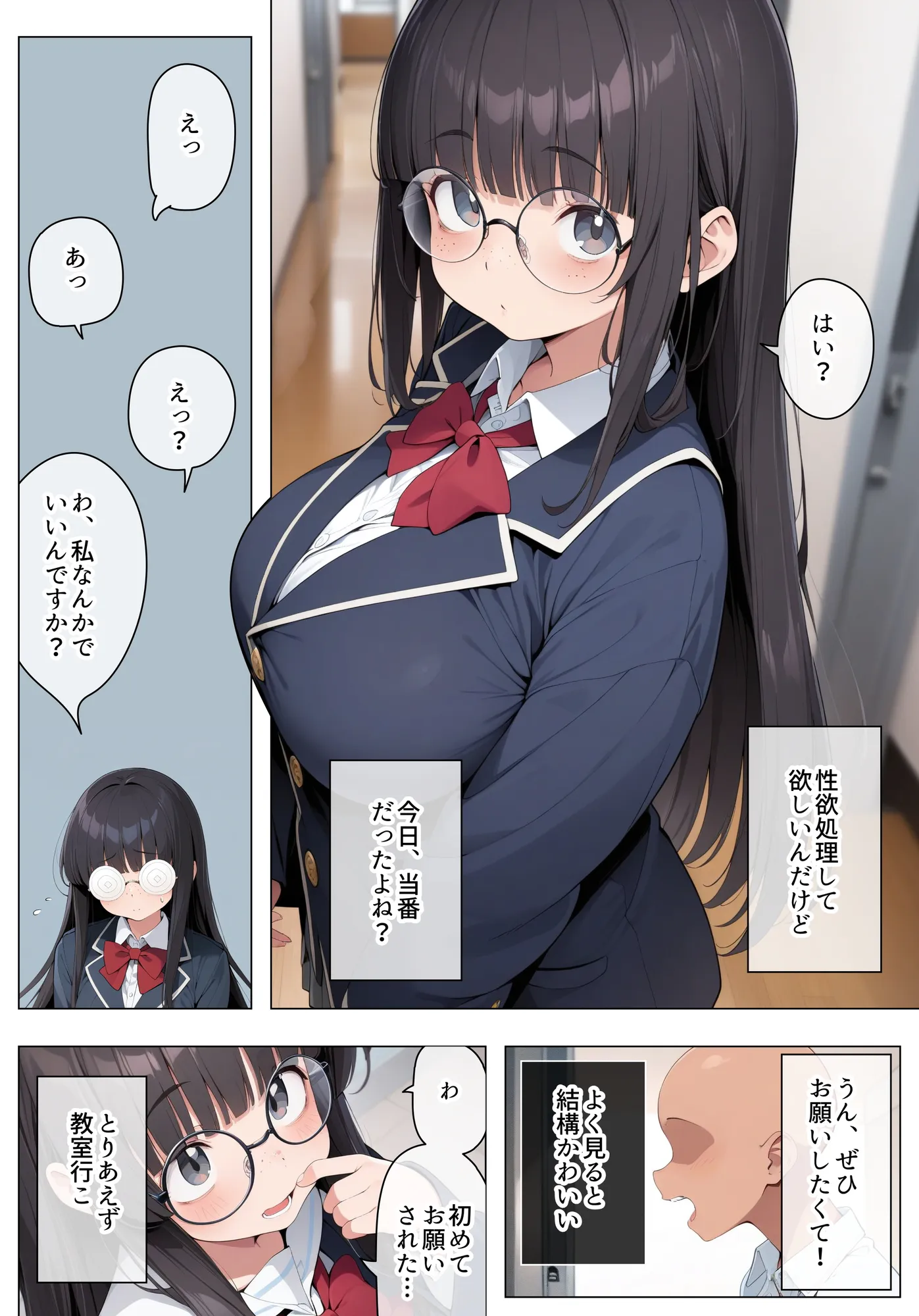 地味オタク巨乳で性欲処理 - 5ページ