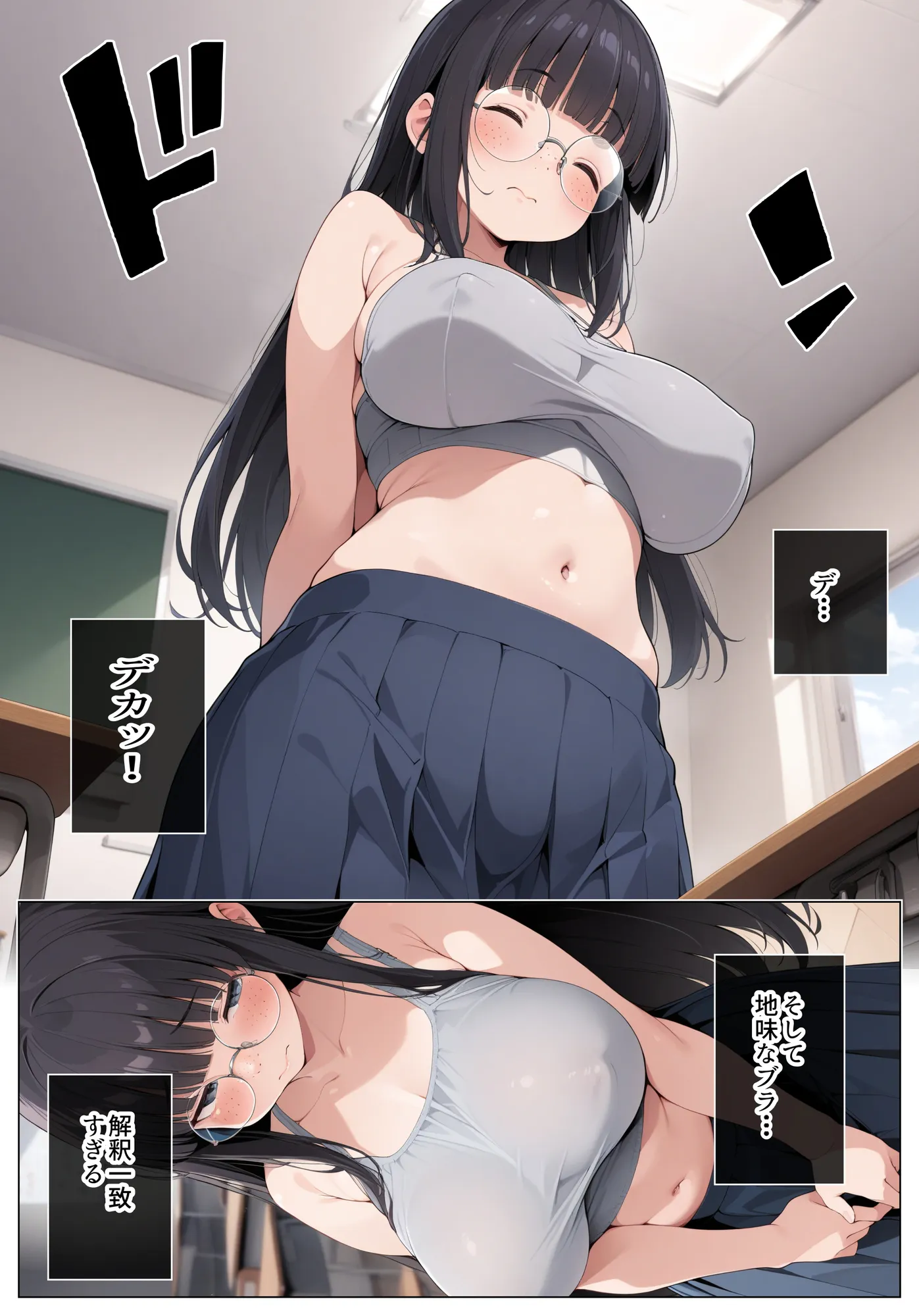 地味オタク巨乳で性欲処理 - 8ページ