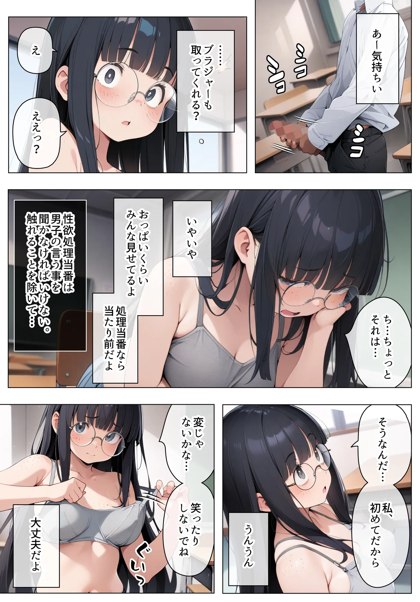 地味オタク巨乳で性欲処理 - 10ページ