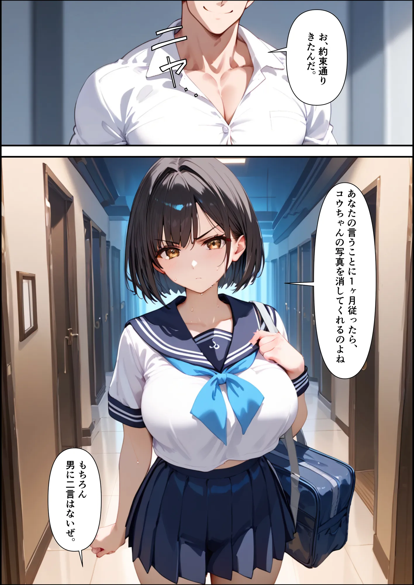 ボクを守るために不良の性奴●になっても絶対に堕ちないカノジョ - 14ページ