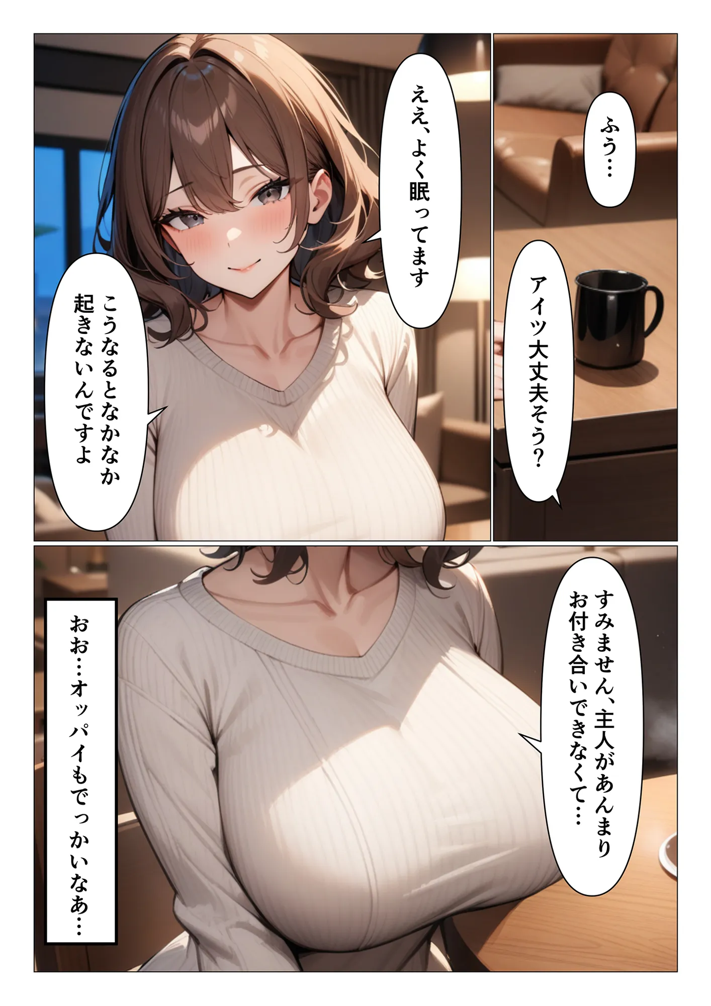 部下の妻が可愛い過ぎてムラっときたので寝取ってみた - 3ページ