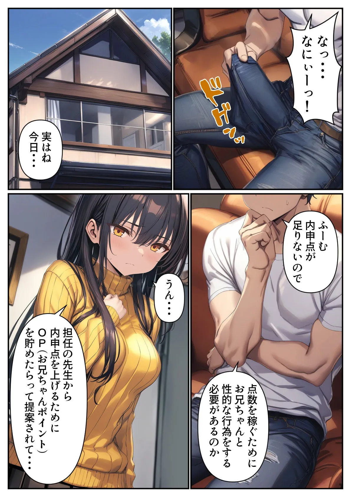 妹が内申点のためにエッチなことをしてとお願いしに来たのだが - 5ページ