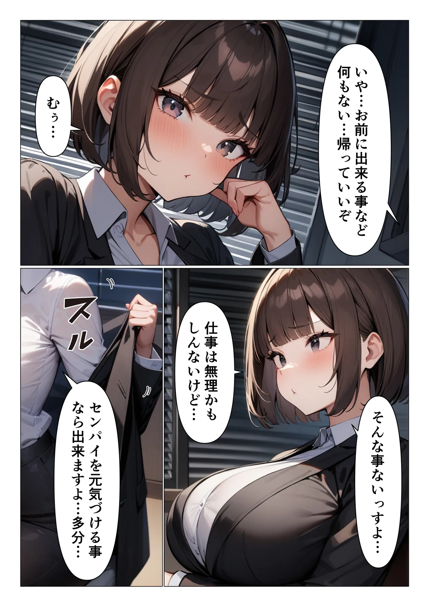 ウザいデカパイ部下はグイグイくるけど案外ウブい - 3ページ