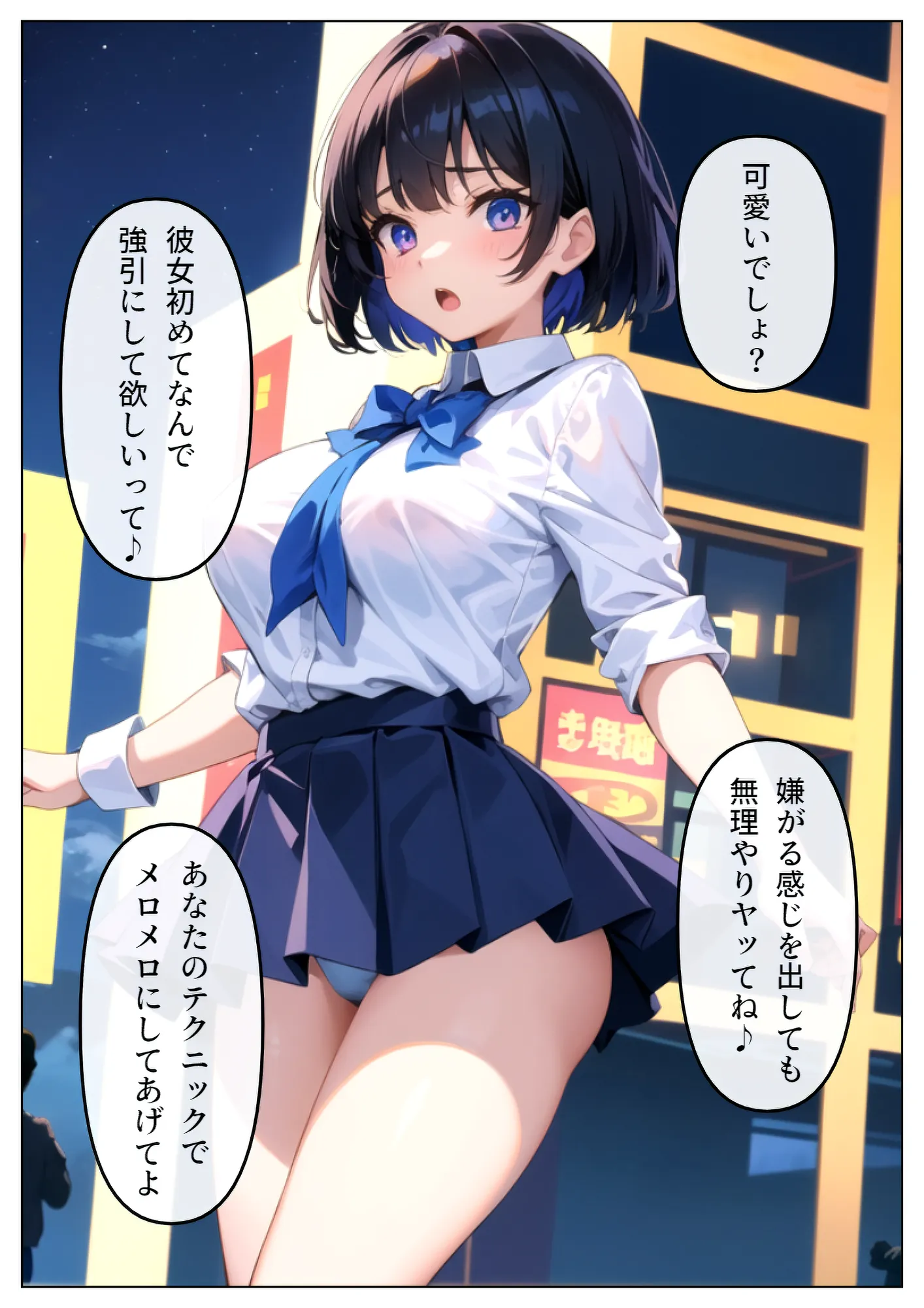 真面目な委員長がパパ活に堕ちる - 2ページ