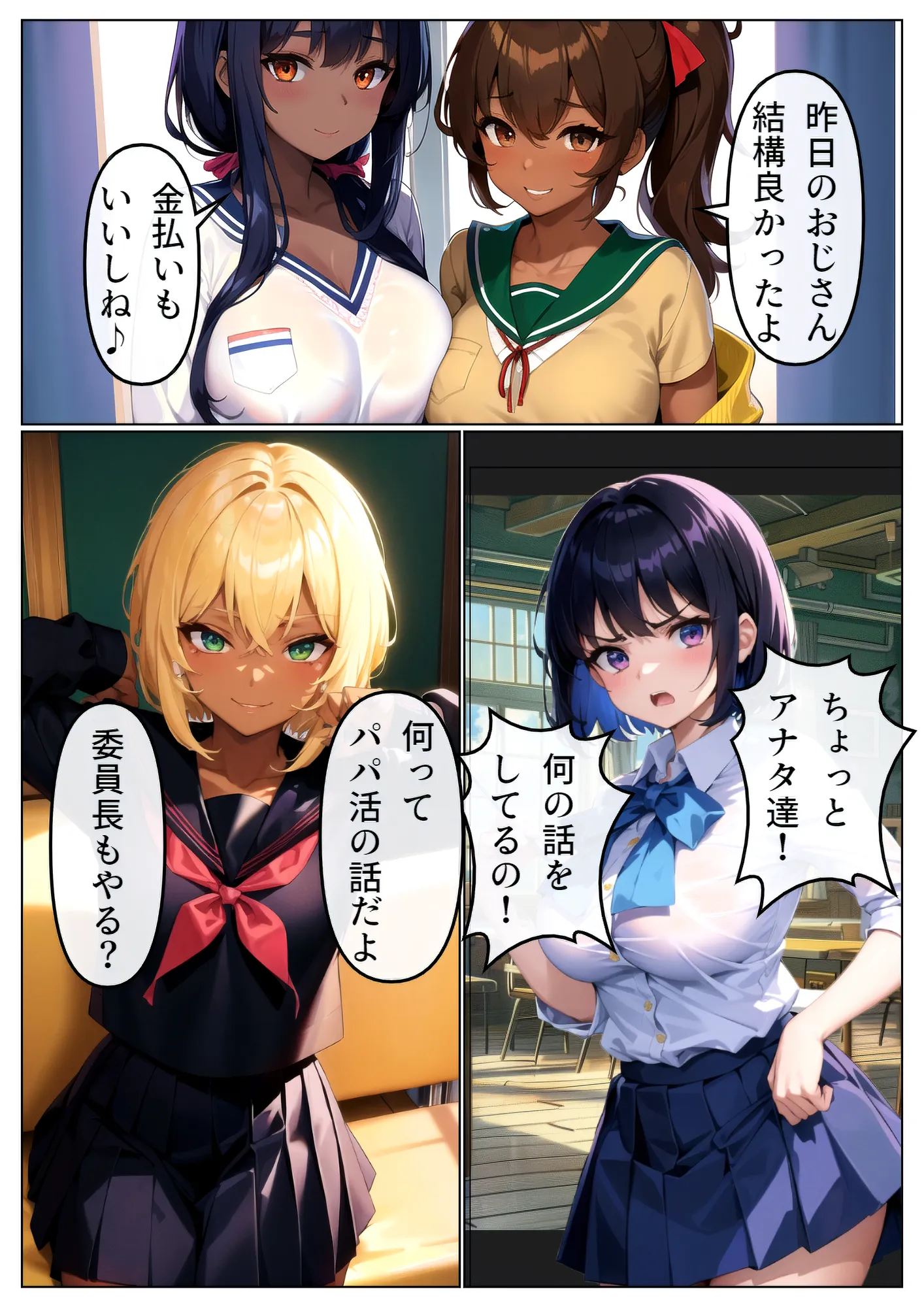 真面目な委員長がパパ活に堕ちる - 5ページ