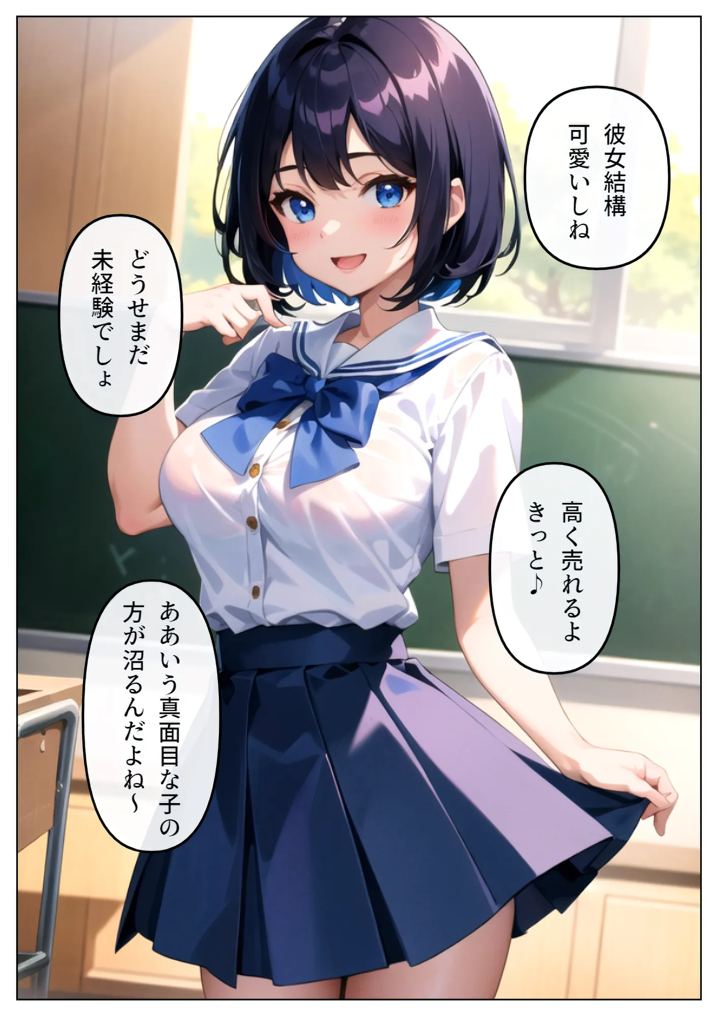 真面目な委員長がパパ活に堕ちる - 7ページ