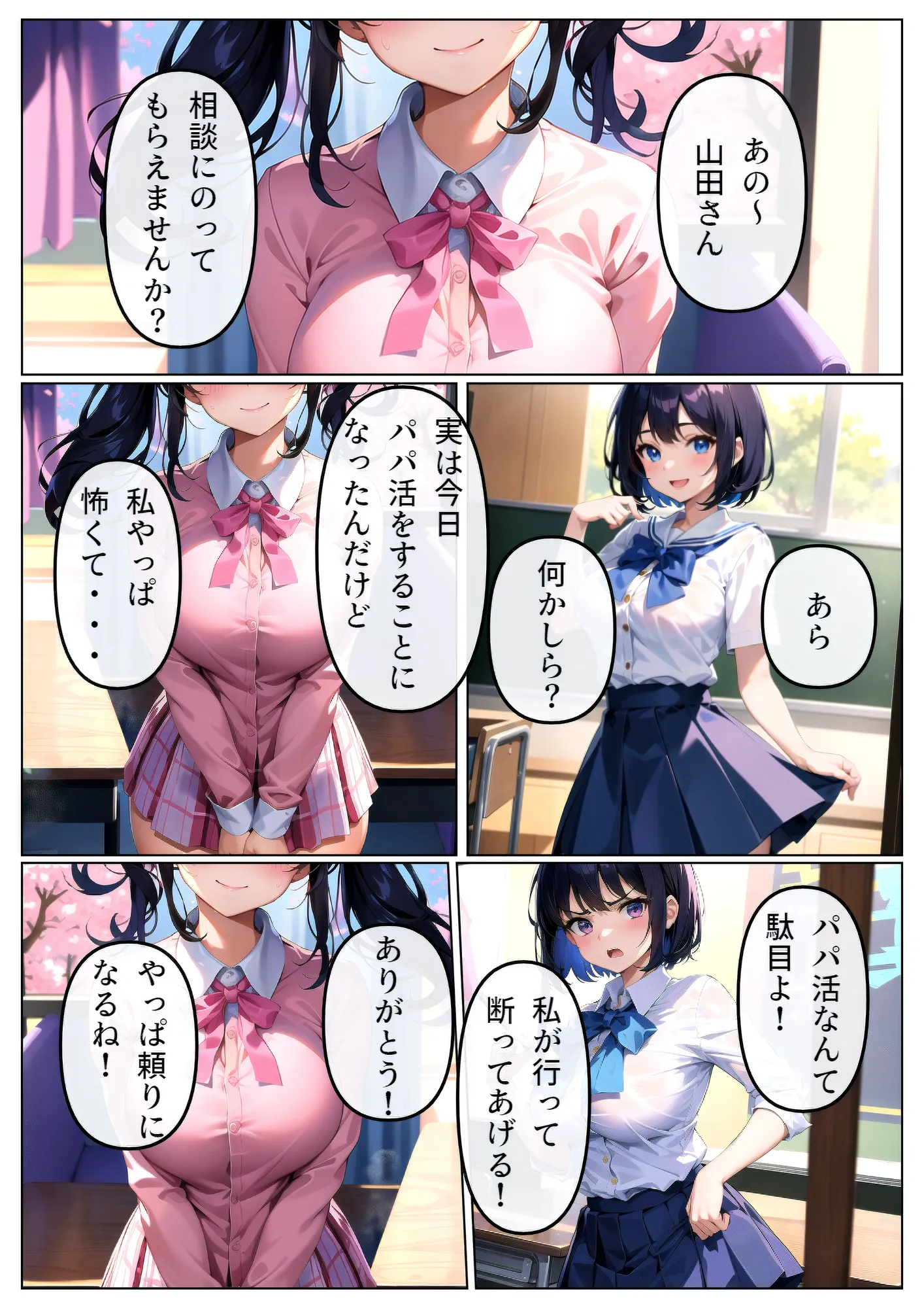 真面目な委員長がパパ活に堕ちる - 8ページ