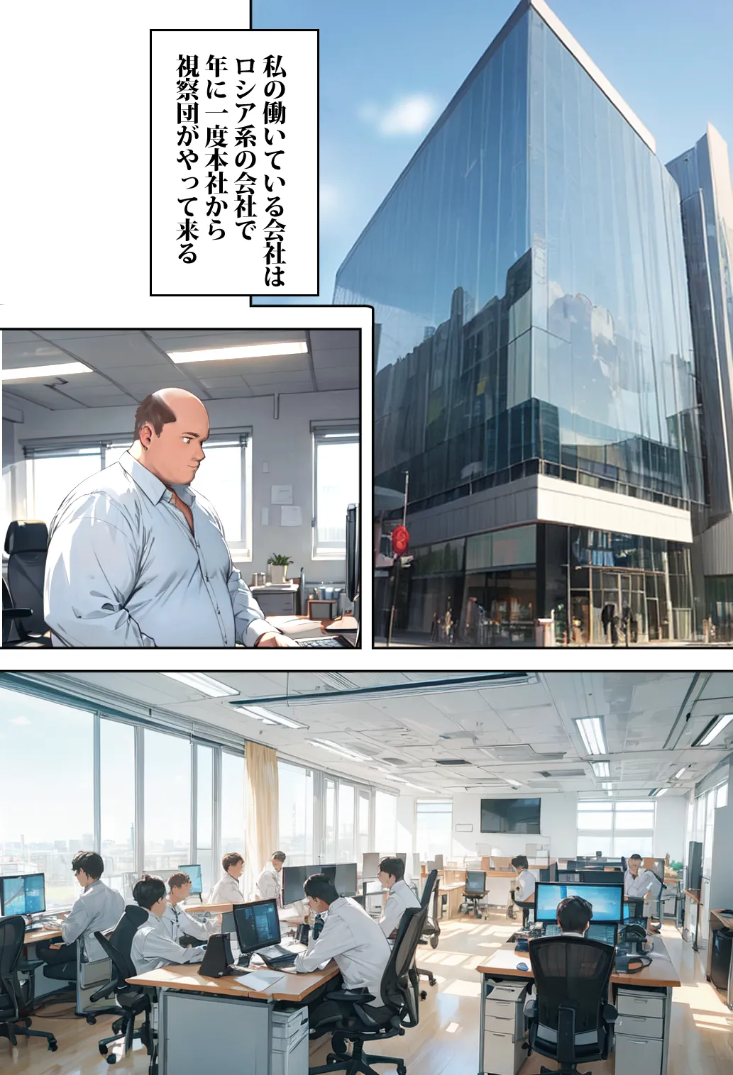 ロシアからやって来た上司ナーニャさんを孕ませてしまった話 - 1ページ