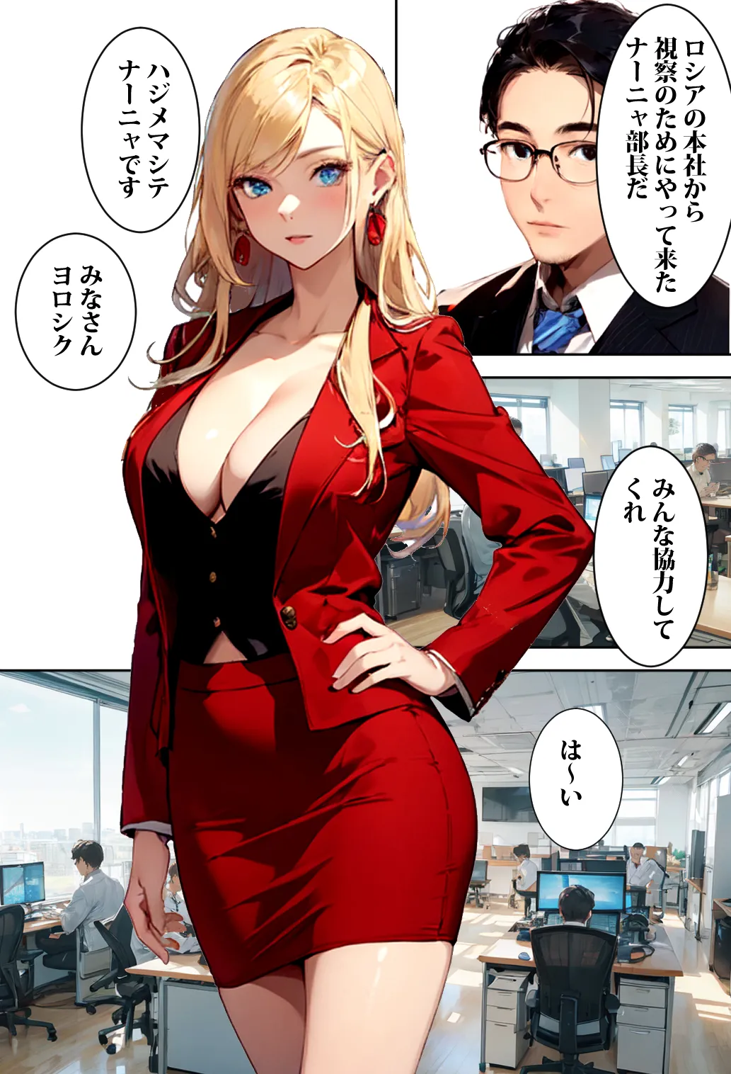 ロシアからやって来た上司ナーニャさんを孕ませてしまった話 - 4ページ