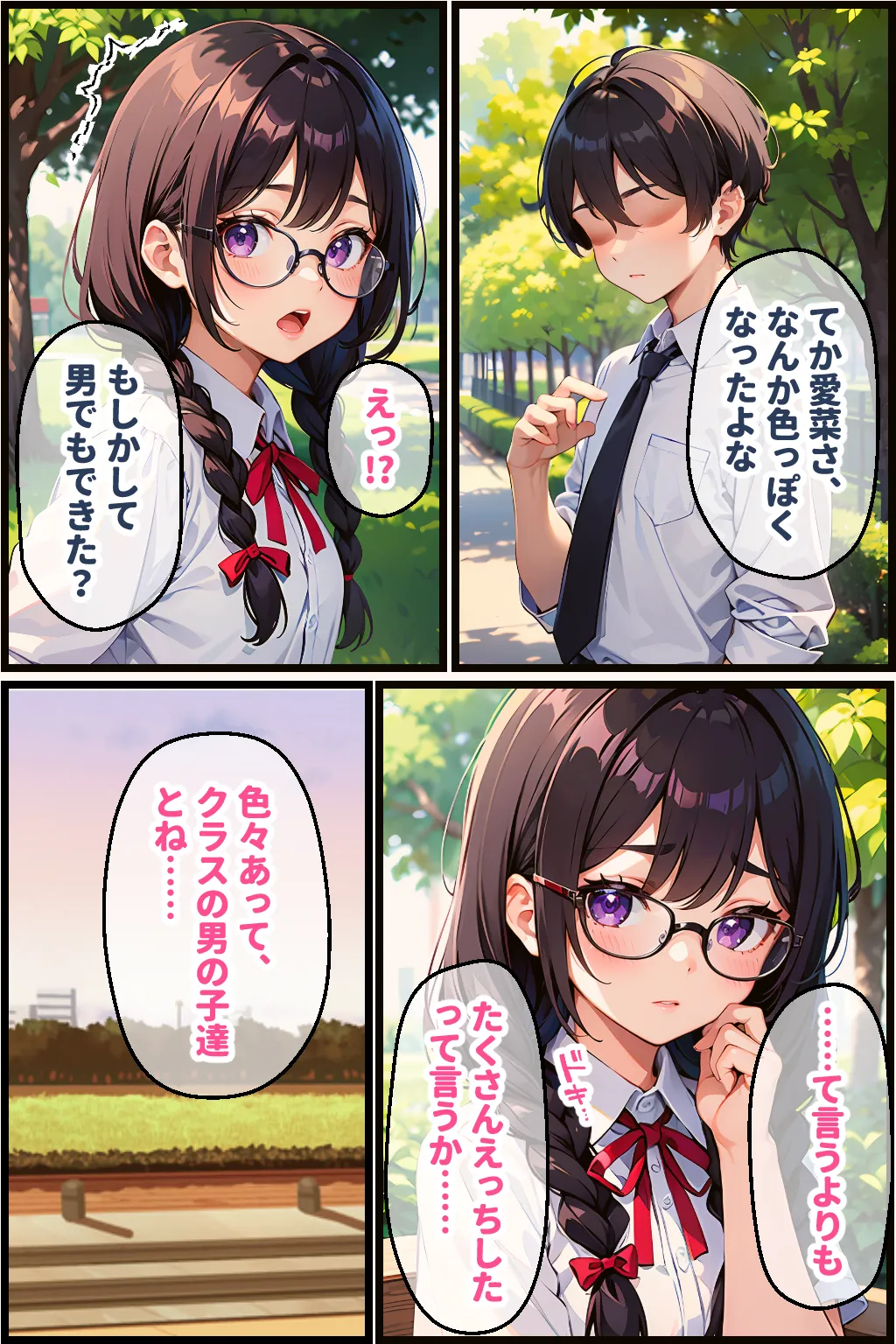 幼馴染みの地味娘と野外セックス - 2ページ