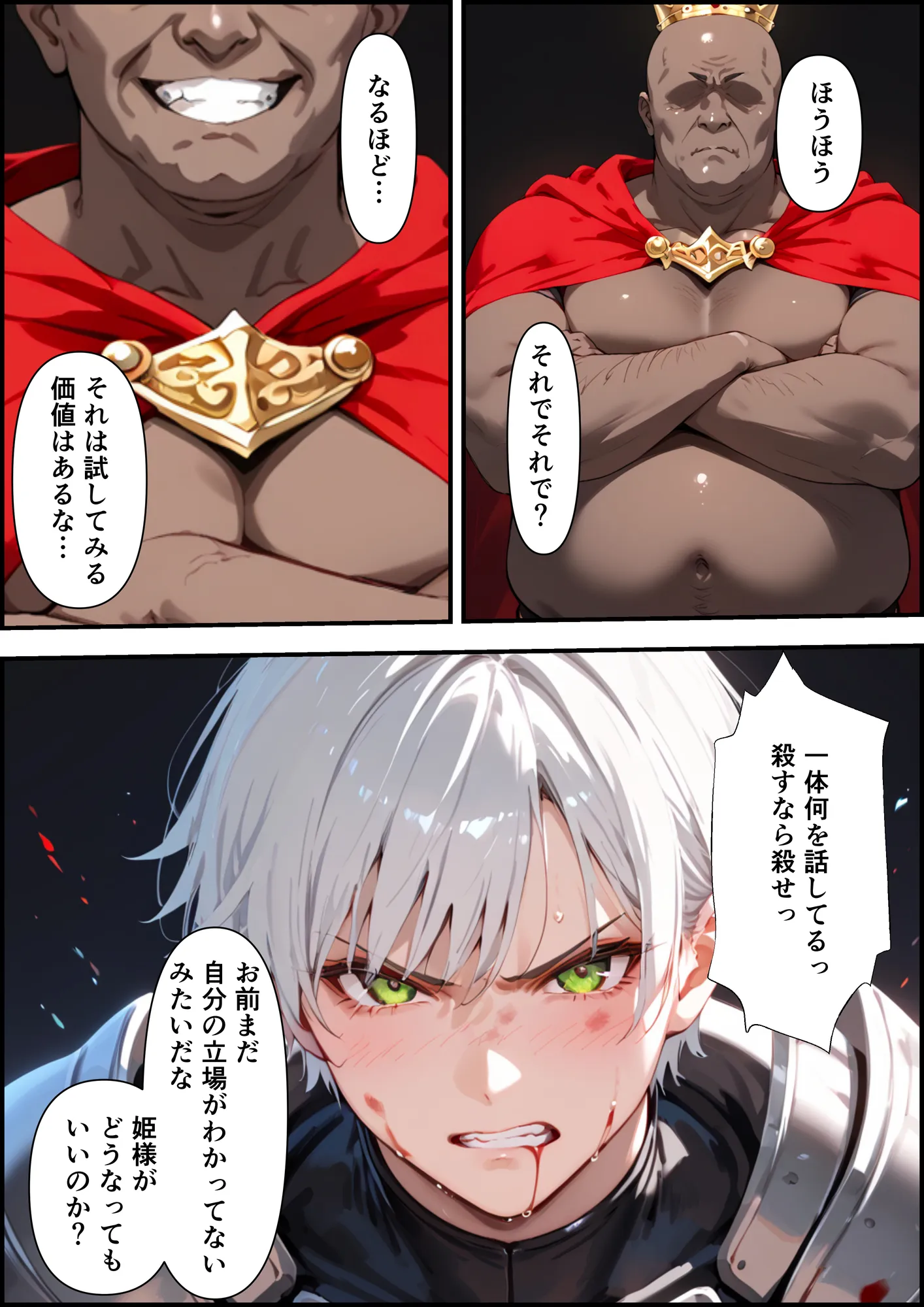 最強の騎士団長が女体化させられて最弱の雌に堕ちる話 - 12ページ