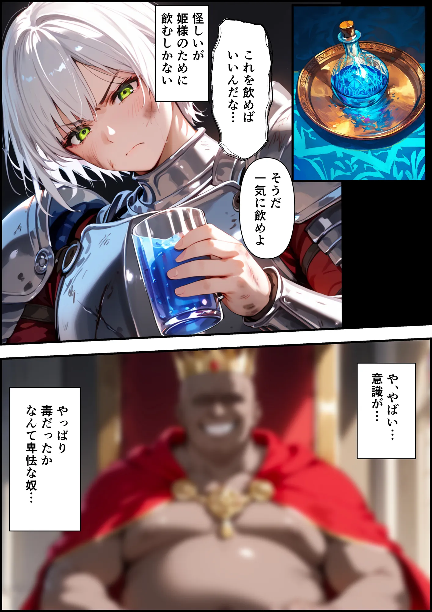 最強の騎士団長が女体化させられて最弱の雌に堕ちる話 - 14ページ