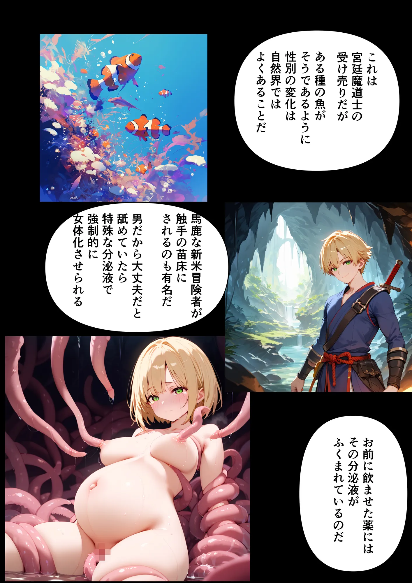 最強の騎士団長が女体化させられて最弱の雌に堕ちる話 - 19ページ