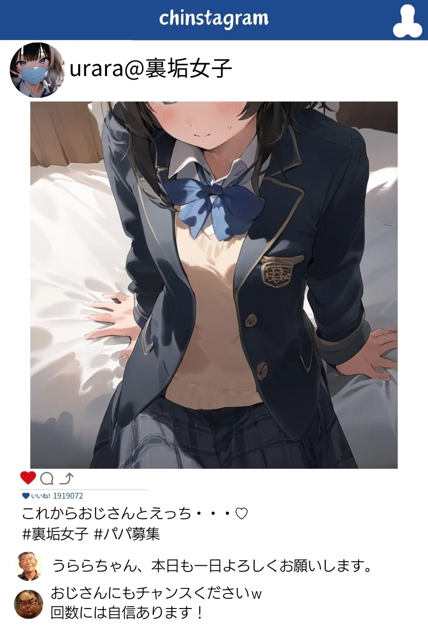 地味で華奢な裏垢女子がおじさんとハメ撮り生配信するまで - 2ページ