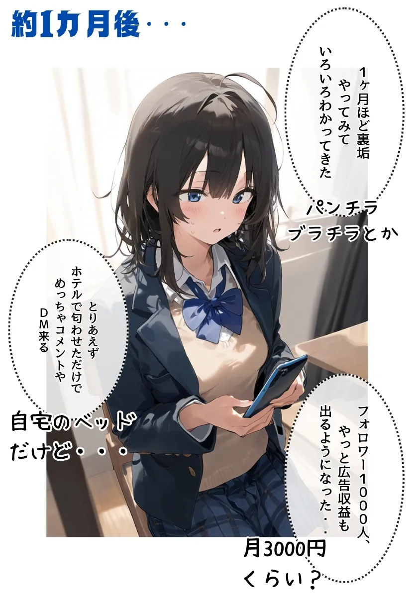 地味で華奢な裏垢女子がおじさんとハメ撮り生配信するまで - 5ページ