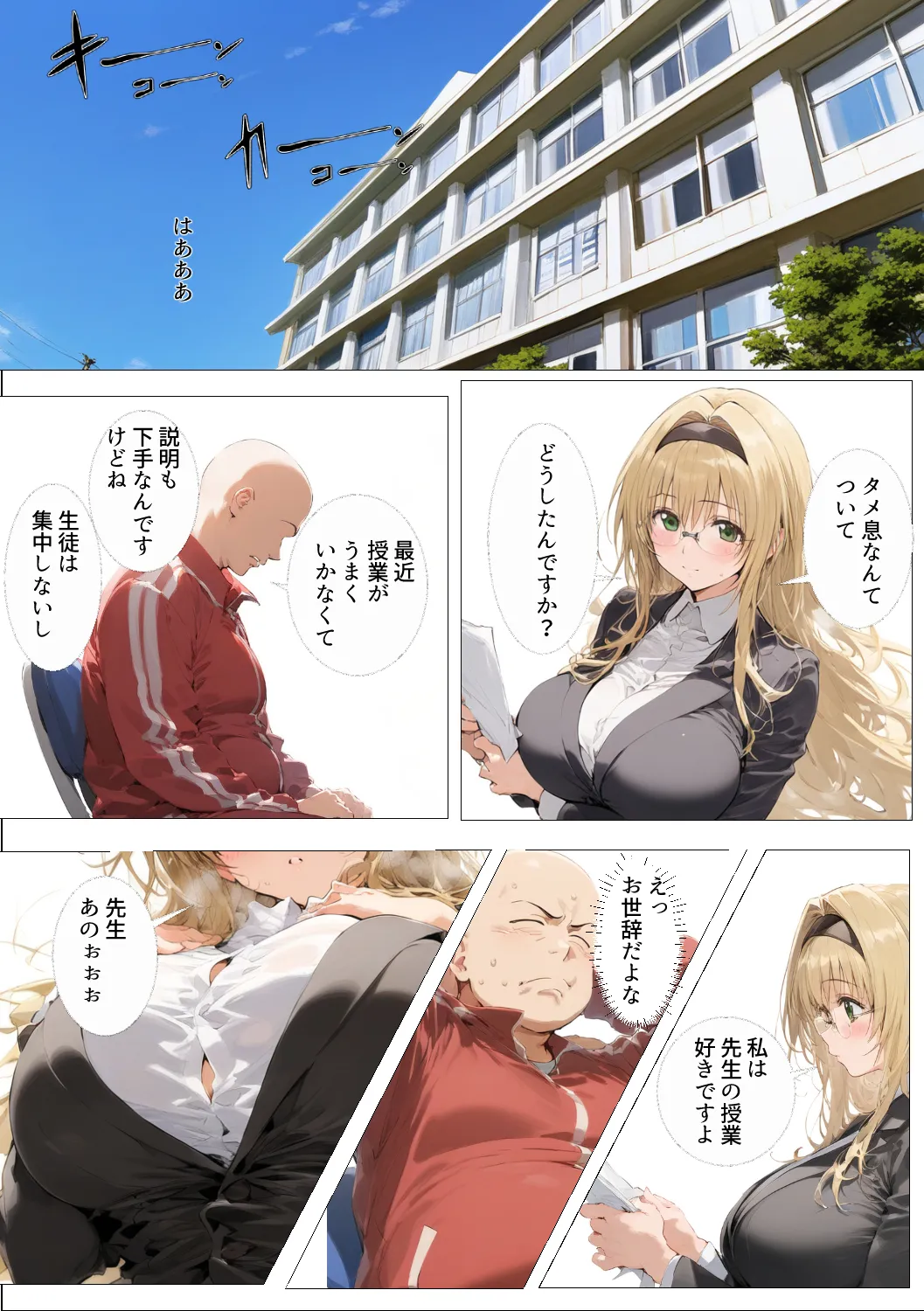 古〇川唯、絶倫キモ教師の肉便器になった話 - 1ページ