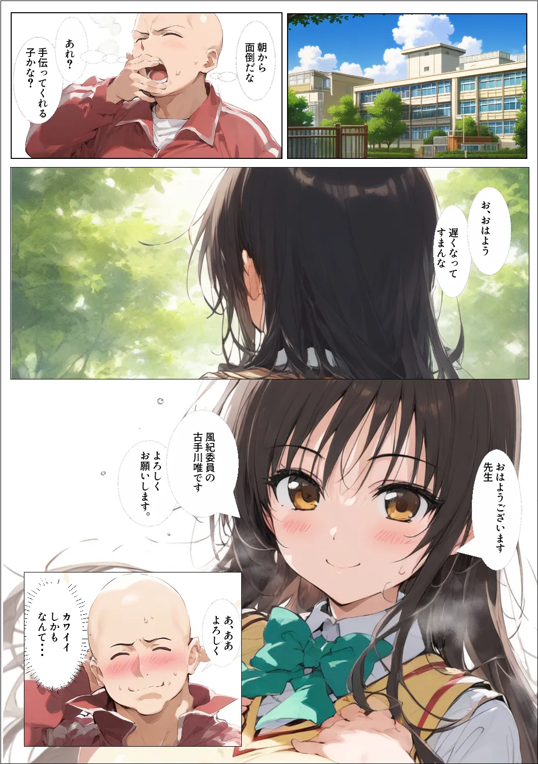 古〇川唯、絶倫キモ教師の肉便器になった話 - 3ページ