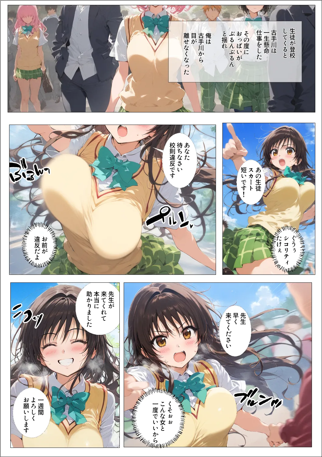 古〇川唯、絶倫キモ教師の肉便器になった話 - 6ページ