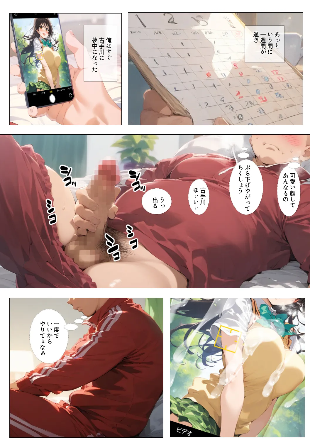 古〇川唯、絶倫キモ教師の肉便器になった話 - 7ページ