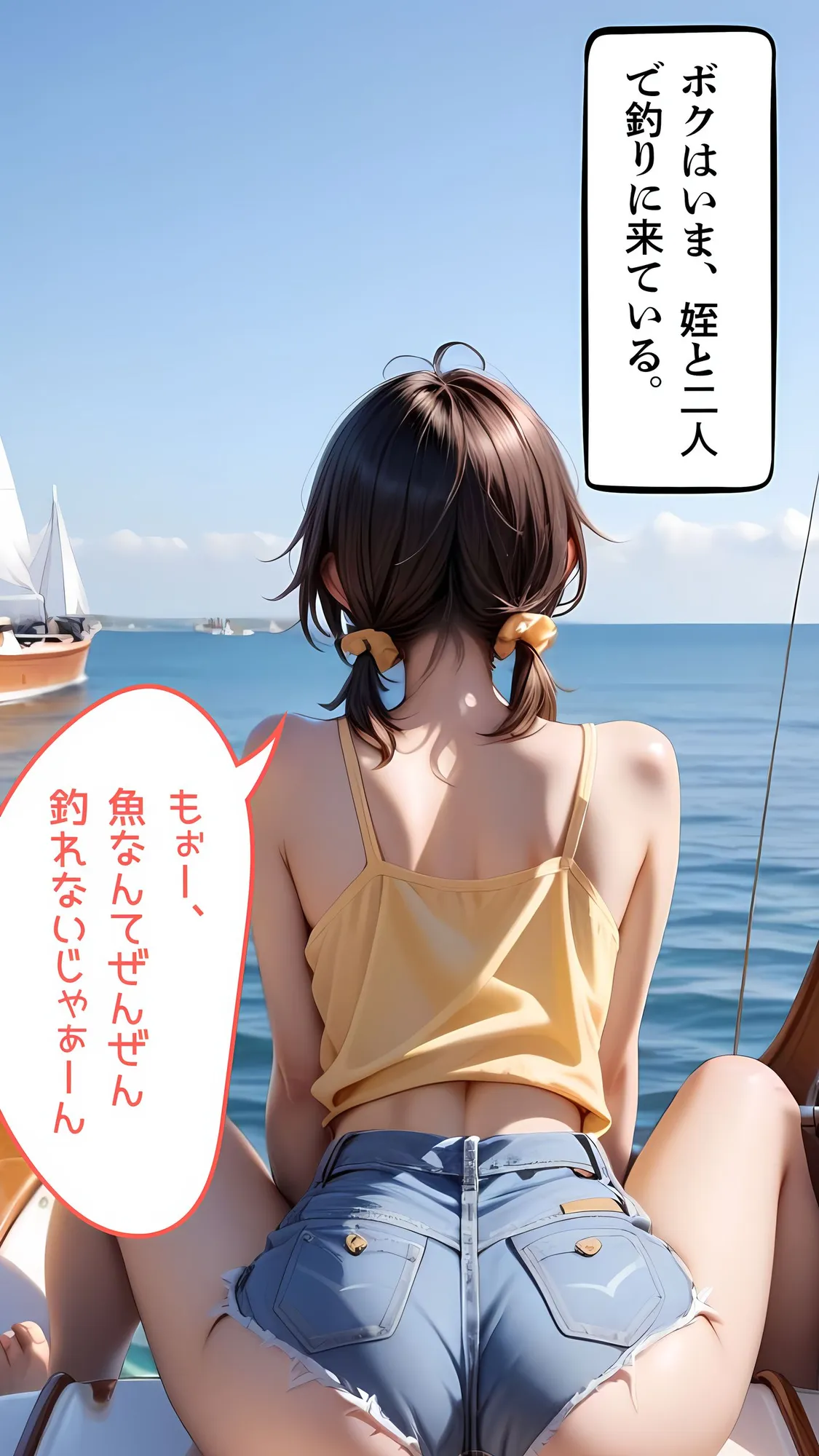 船の上で引きこもり姪っ子とめちゃくちゃセックスした話 - 3ページ