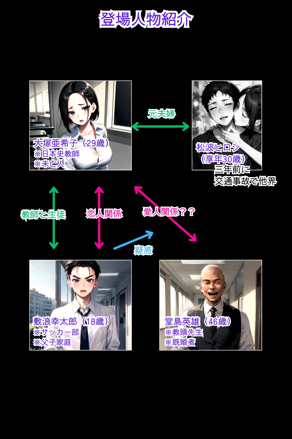 未亡人教師(下巻)大好きな先生が教頭の愛人に堕ちていた件 - 2ページ