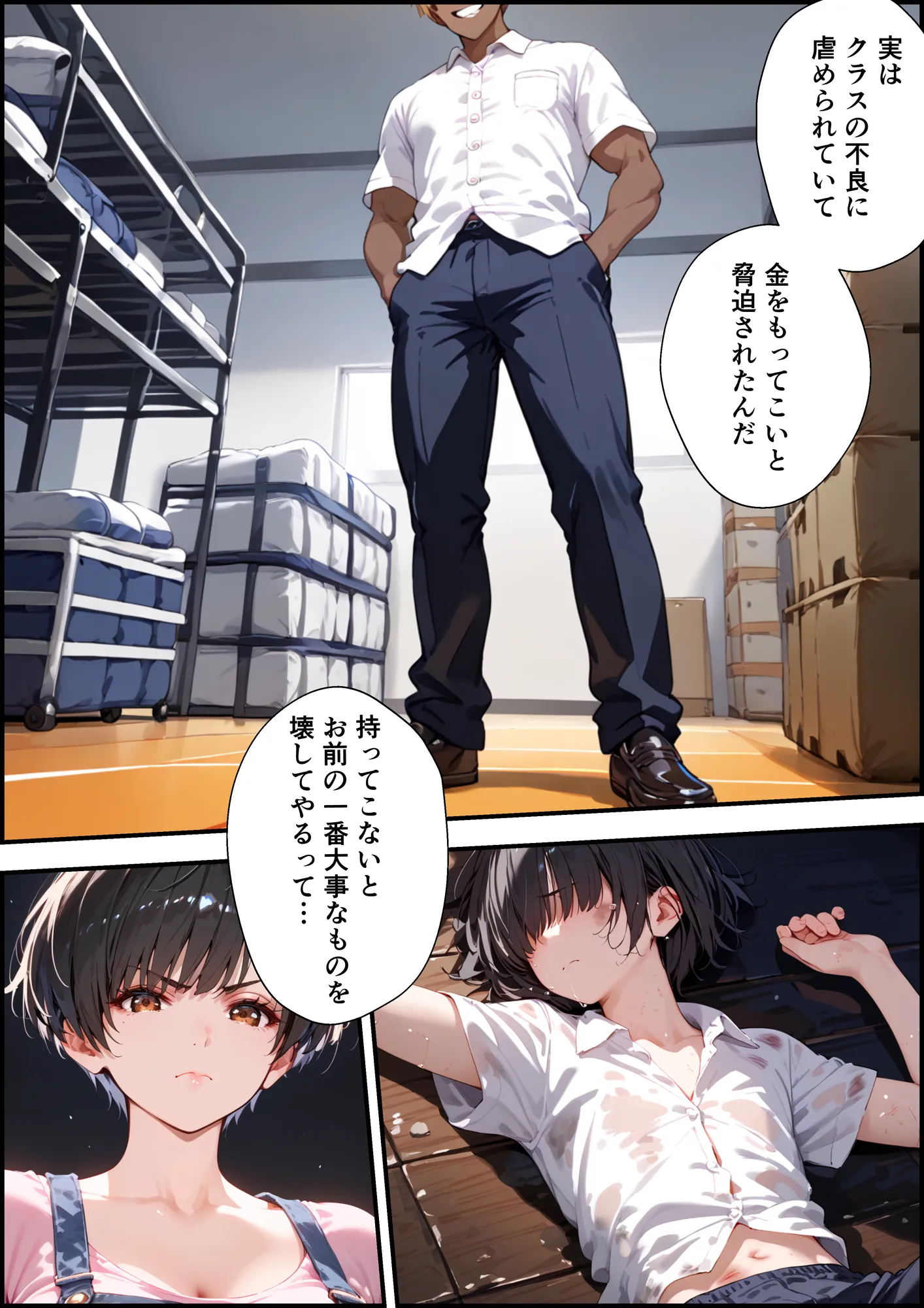 女手ひとつでボクを育ててくれた自慢の母がボクを守るためにいじめっ子の女になる話 - 4ページ