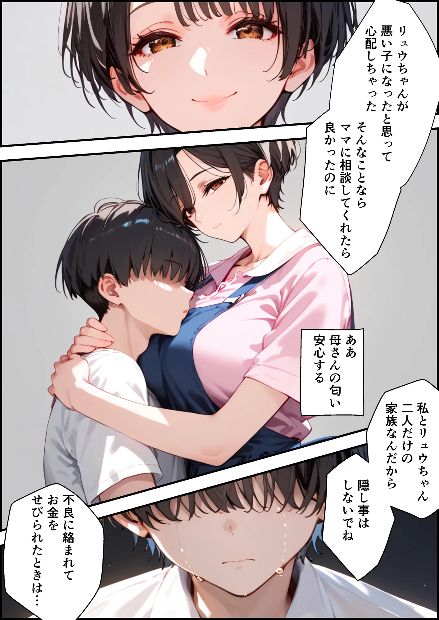 女手ひとつでボクを育ててくれた自慢の母がボクを守るためにいじめっ子の女になる話 - 6ページ