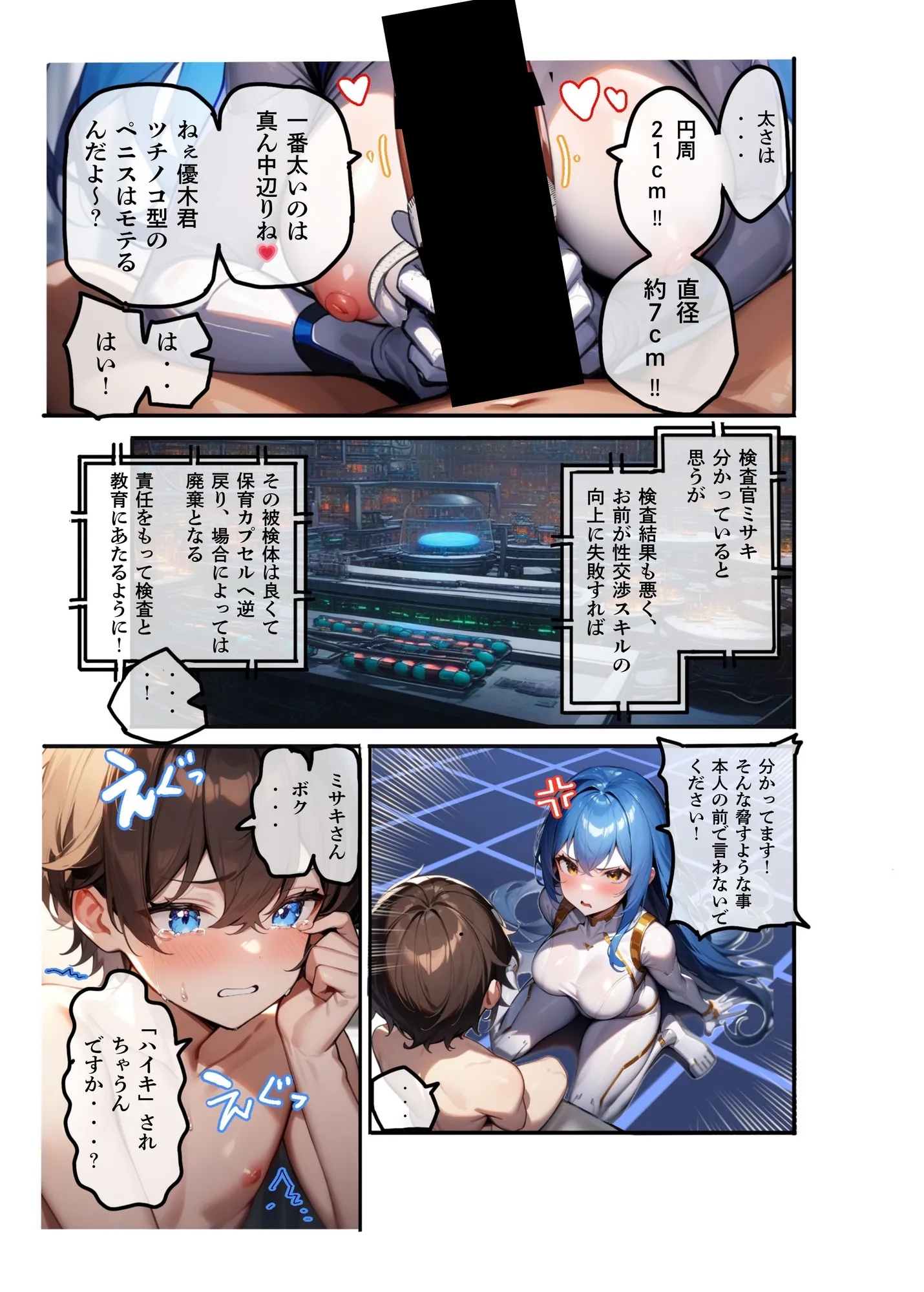 底辺おちんぽ検査官(テスター)、ミサキ - 8ページ