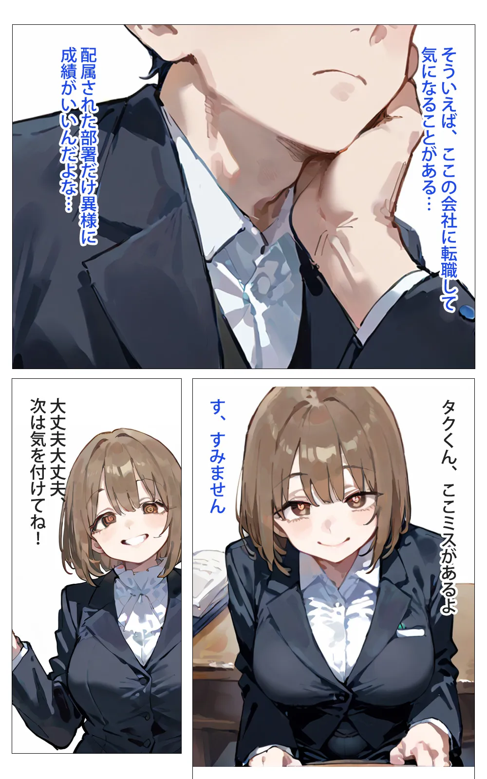 あこがれの先輩は会社でやりたい放題 - 2ページ