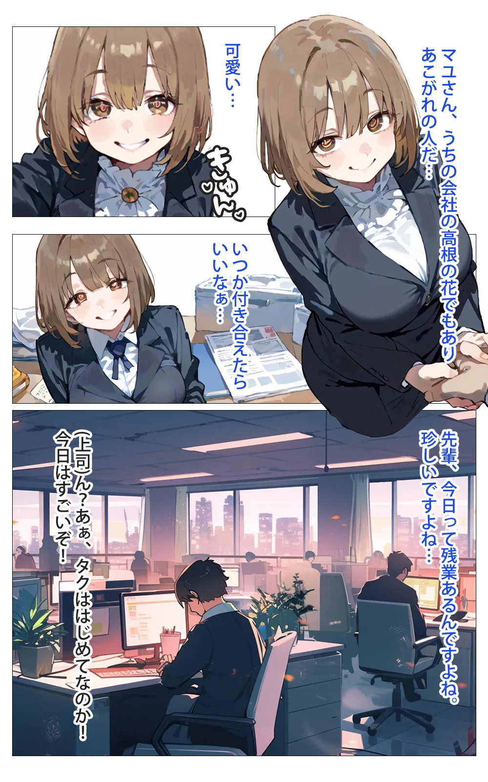 あこがれの先輩は会社でやりたい放題 - 3ページ