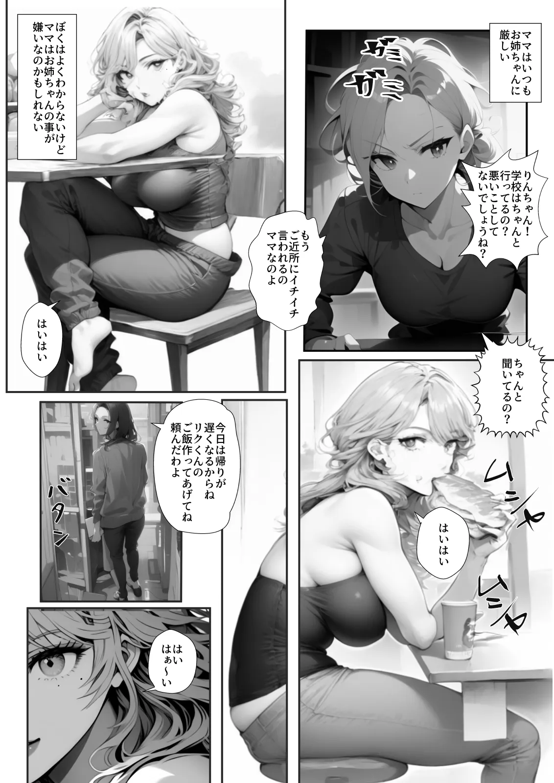 童貞弟がギャル姉の部屋をのぞいたら - 8ページ