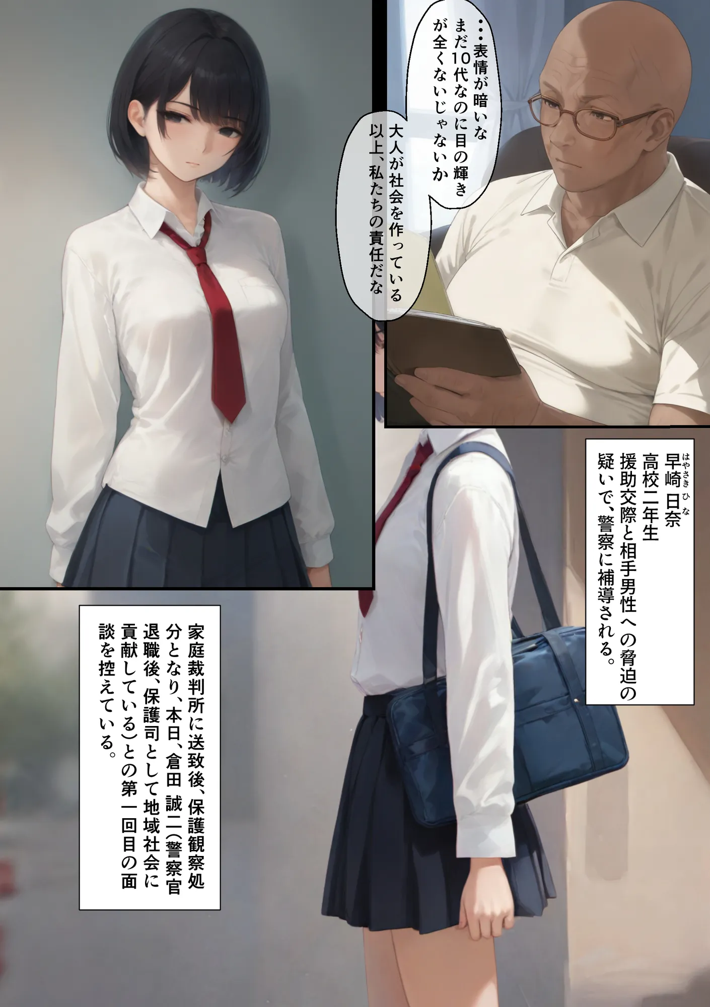 悪寒  〜援交少女に逆更生させられた保護司の話〜 - 1ページ