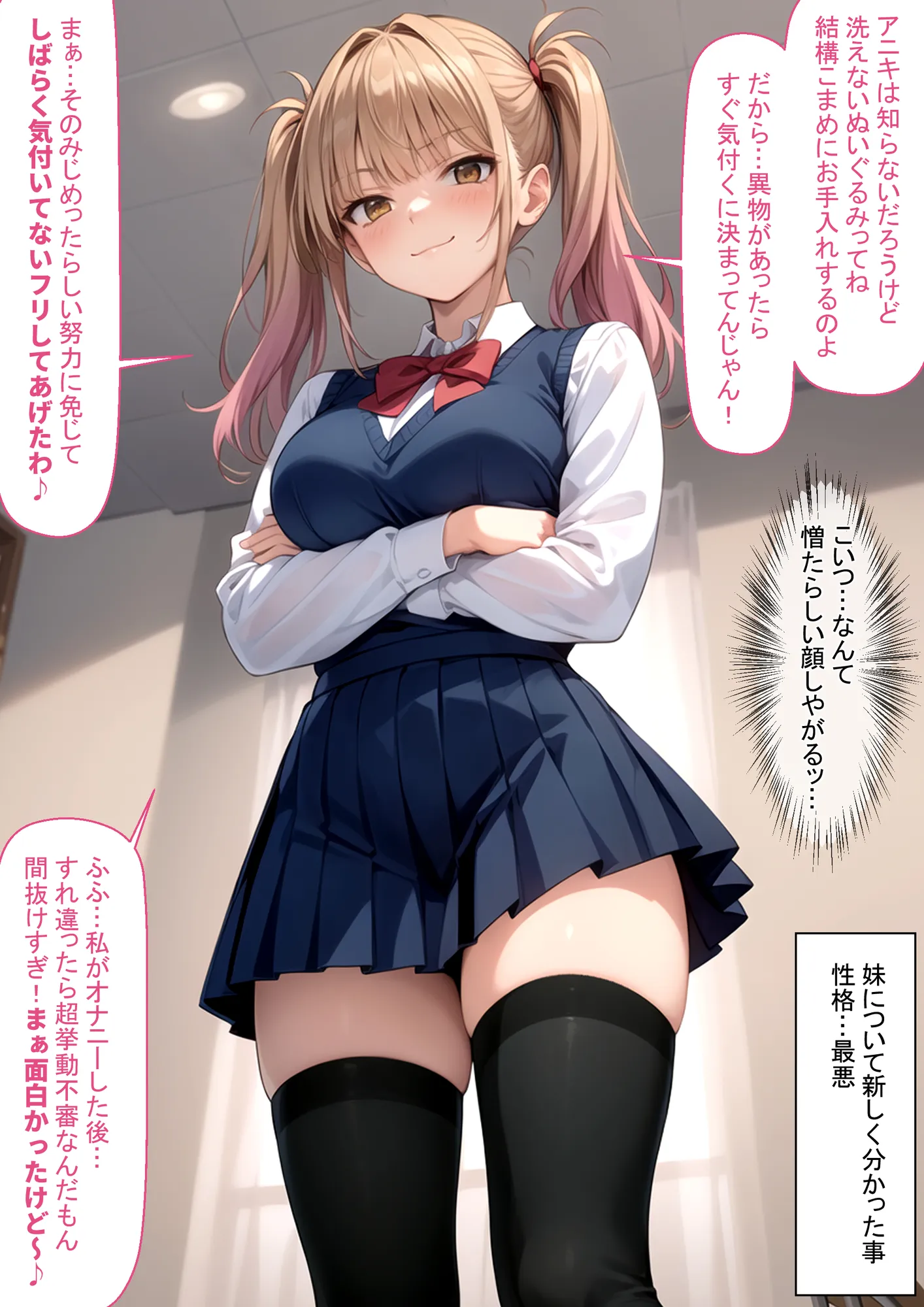 脚コキだけで絶対にセックスさせないクソ生意気義妹に我慢できず全部の穴を犯してやった結果 - 3ページ